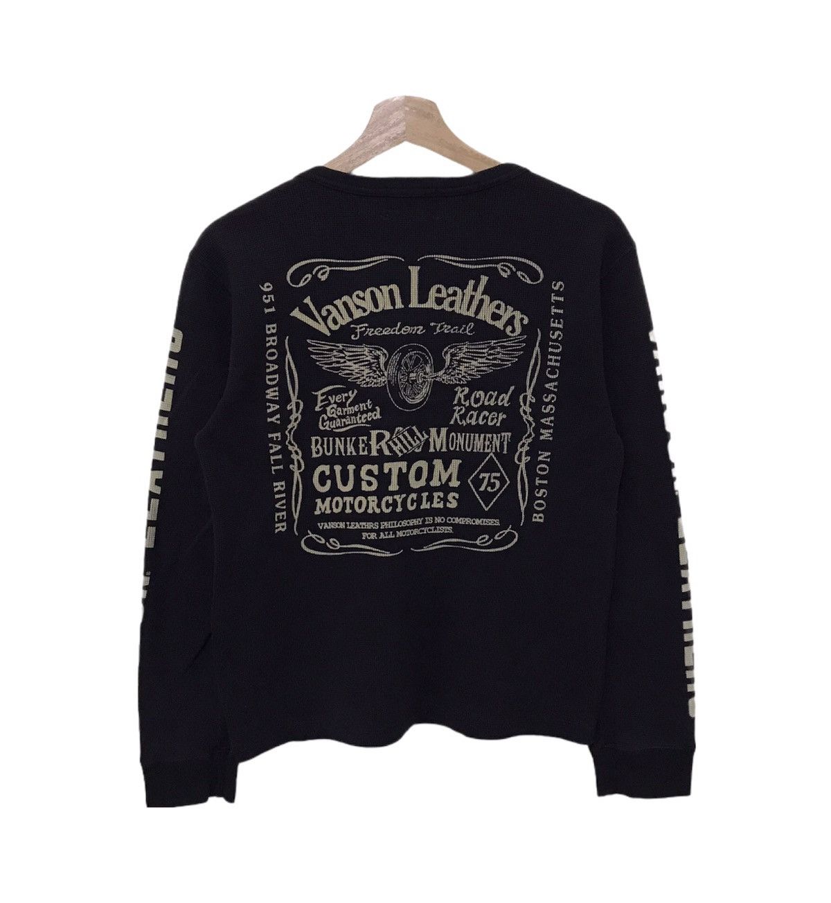 Vanson Leathers Vanson Leathers Sweatshirt Big Logo Big Spellout Size US M / EU 48-50 / 2 - 1 Thumbnail
