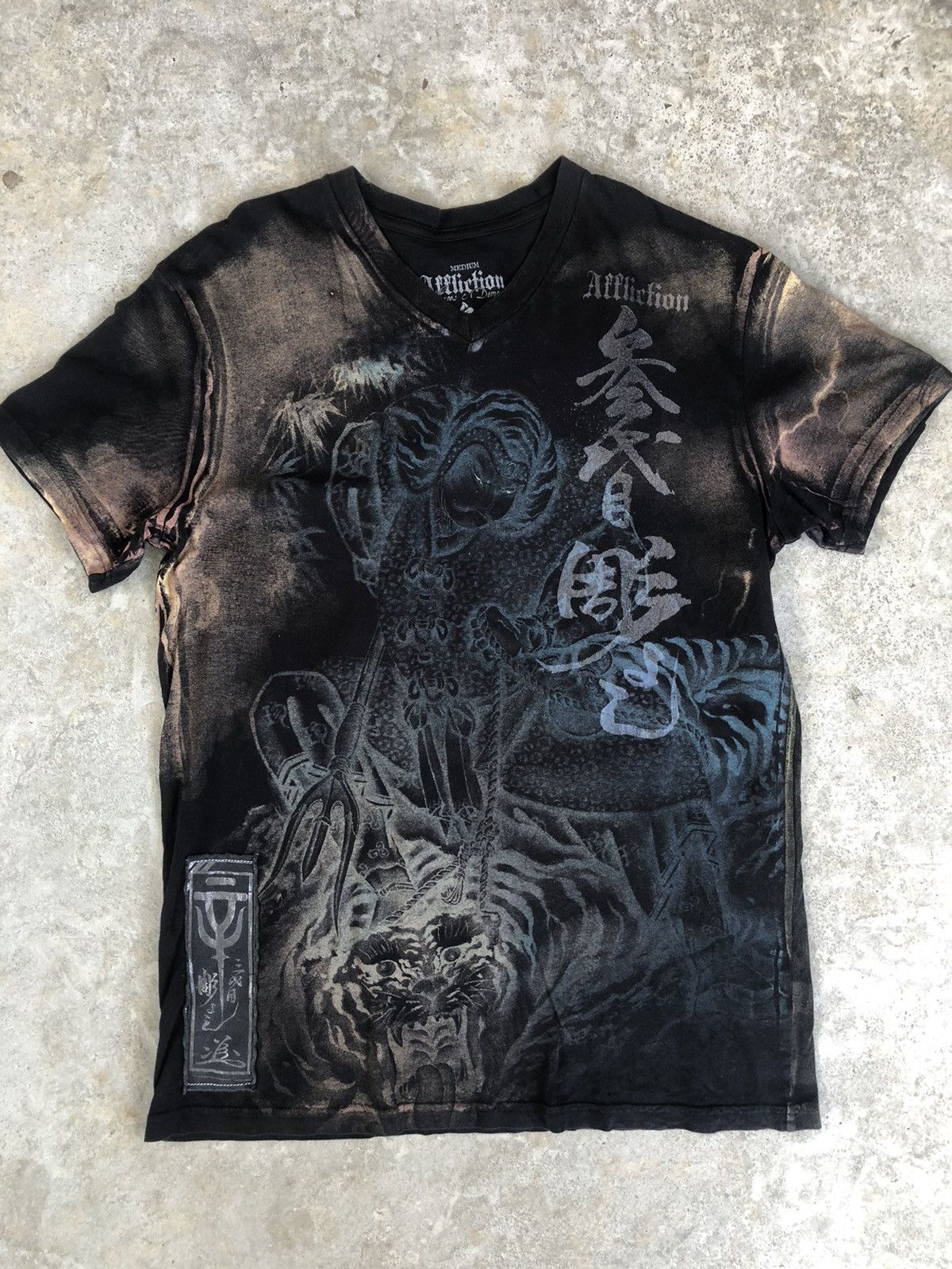 image of Affliction Horiyoshi The Third Vintage T Shirt, Men's (Size Medium)