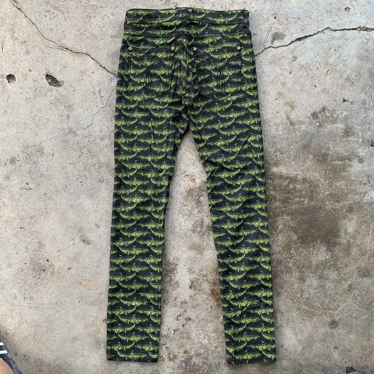 Other FW11 Versace X H&M Crocodile All Over Printed Denim Pants Size US 29 - 16 Thumbnail