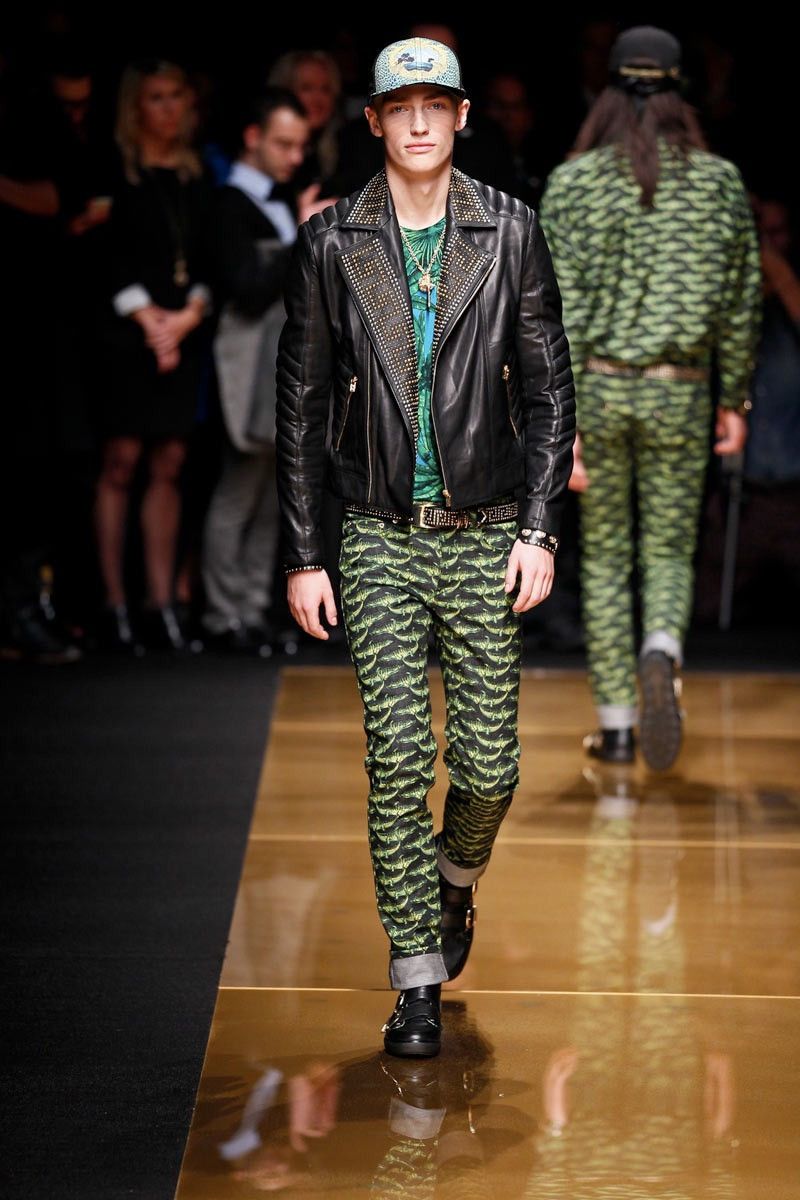 Other FW11 Versace X H&M Crocodile All Over Printed Denim Pants Size US 29 - 3 Thumbnail