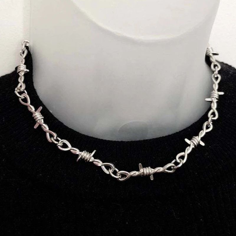 Designer Unisex Trendy Necklace Fashion Retro Punk Rap Hip Hop Size ONE SIZE - 1 Thumbnail