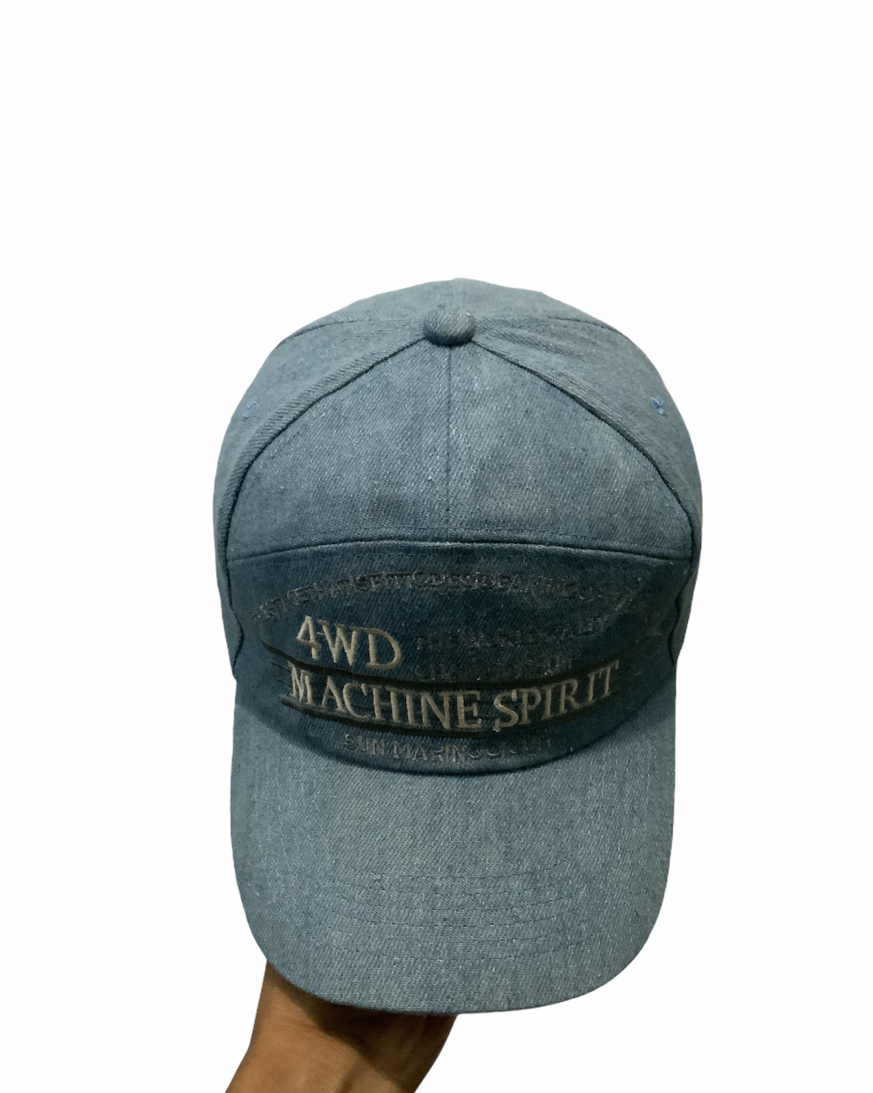Vintage Vintage 4WD The World Rally Champion Denim Hat Size ONE SIZE - 6 Thumbnail