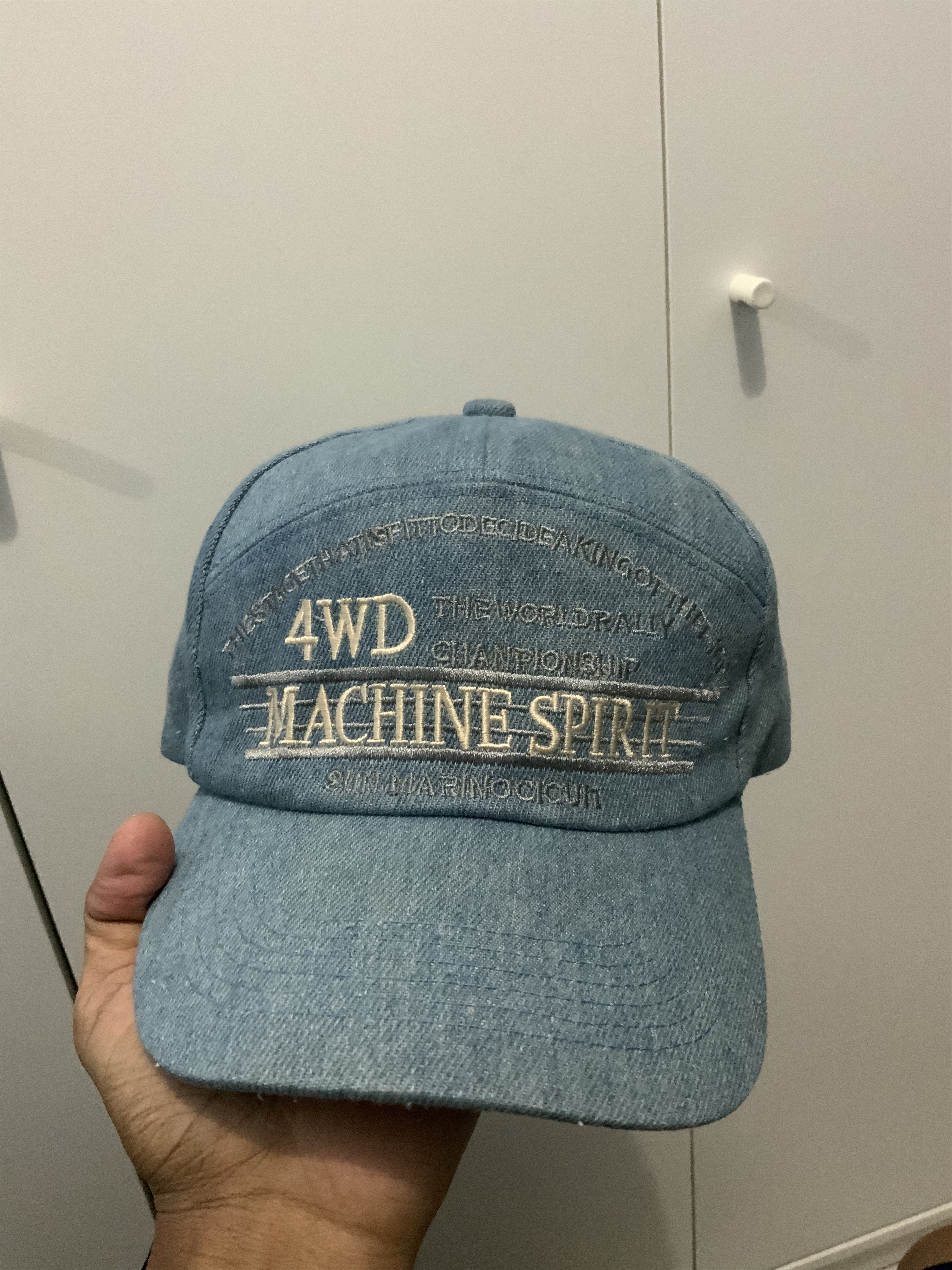 Vintage Vintage 4WD The World Rally Champion Denim Hat Size ONE SIZE - 11 Thumbnail