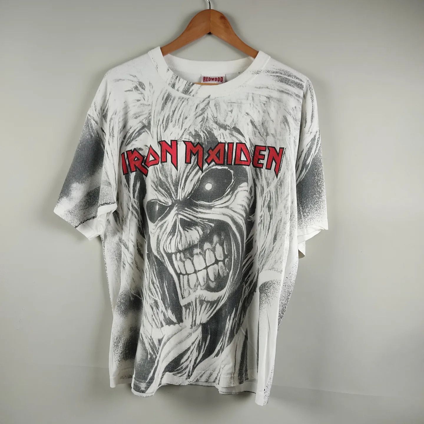 Band Tees × Iron Maiden × Vintage 90's Iron Maiden Killers All over print Size US XL / EU 56 / 4 - 7 Thumbnail