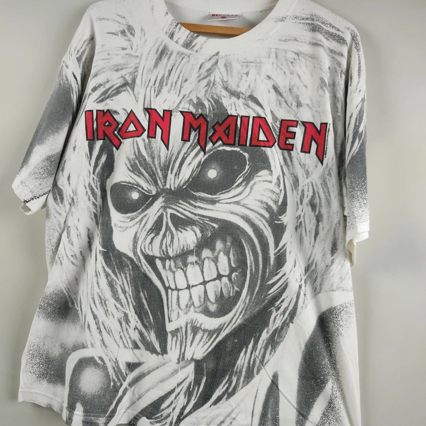 Band Tees × Iron Maiden × Vintage 90's Iron Maiden Killers All over print Size US XL / EU 56 / 4 - 4 Thumbnail
