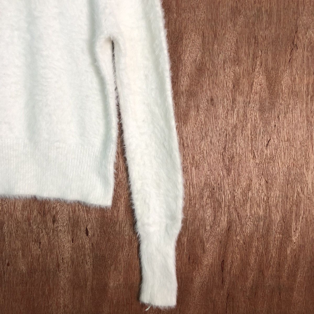 Homespun Knitwear Japan Knit White MOhair Shag Shaggy Knitwear Size US S / EU 44-46 / 1 - 4 Thumbnail
