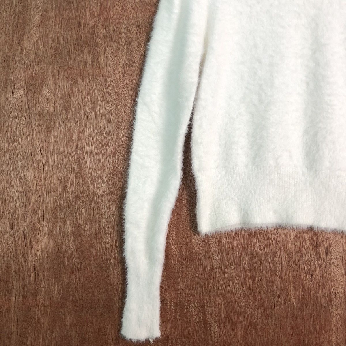 Homespun Knitwear Japan Knit White MOhair Shag Shaggy Knitwear Size US S / EU 44-46 / 1 - 6 Thumbnail