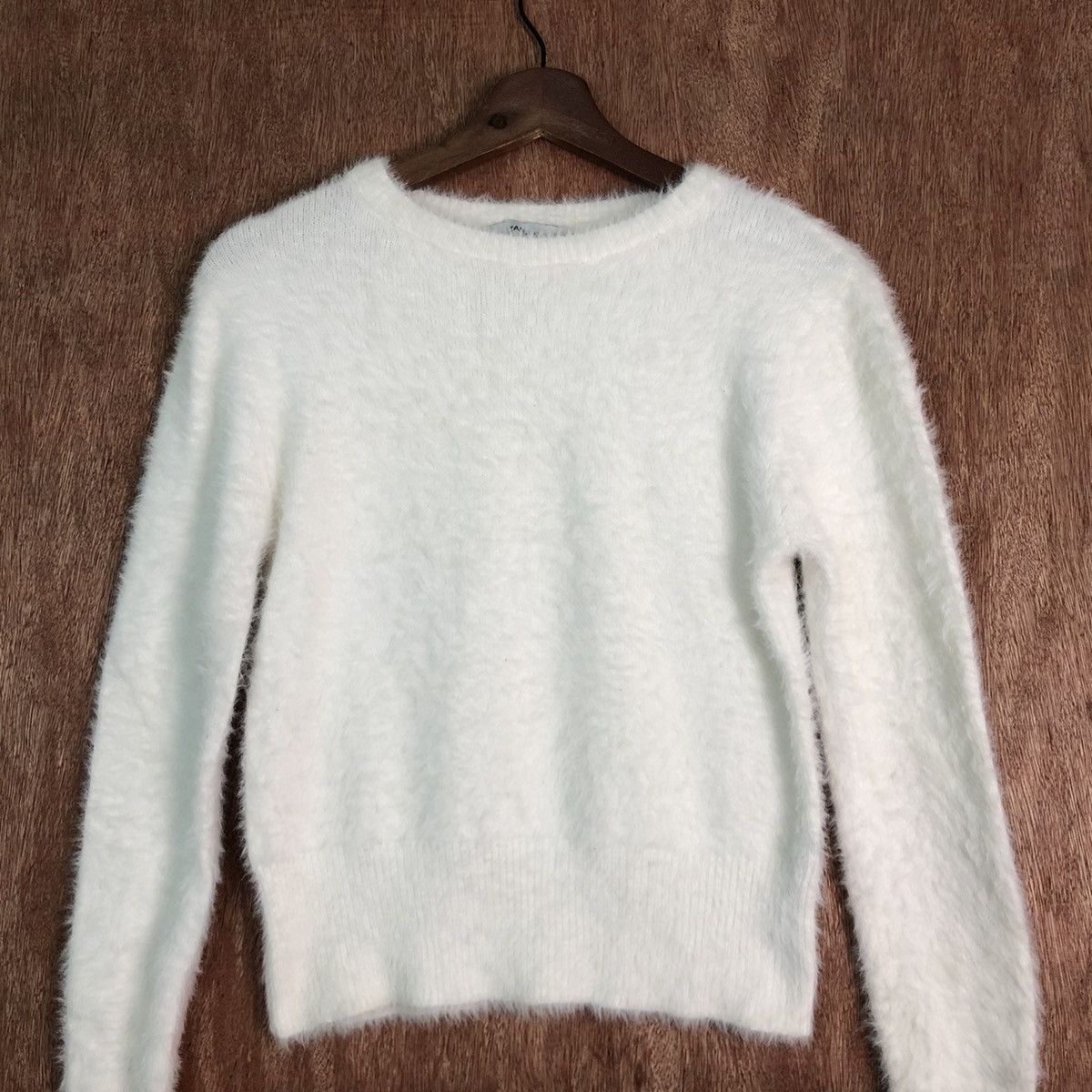 Homespun Knitwear Japan Knit White MOhair Shag Shaggy Knitwear Size US S / EU 44-46 / 1 - 2 Thumbnail