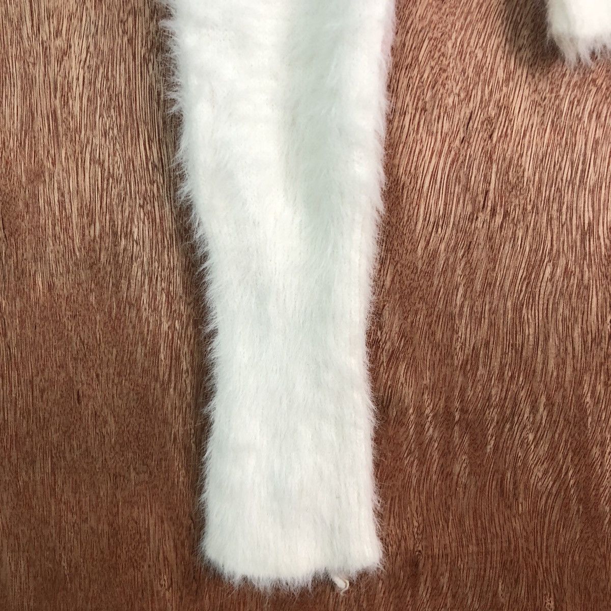 Homespun Knitwear Japan Knit White MOhair Shag Shaggy Knitwear Size US S / EU 44-46 / 1 - 5 Thumbnail