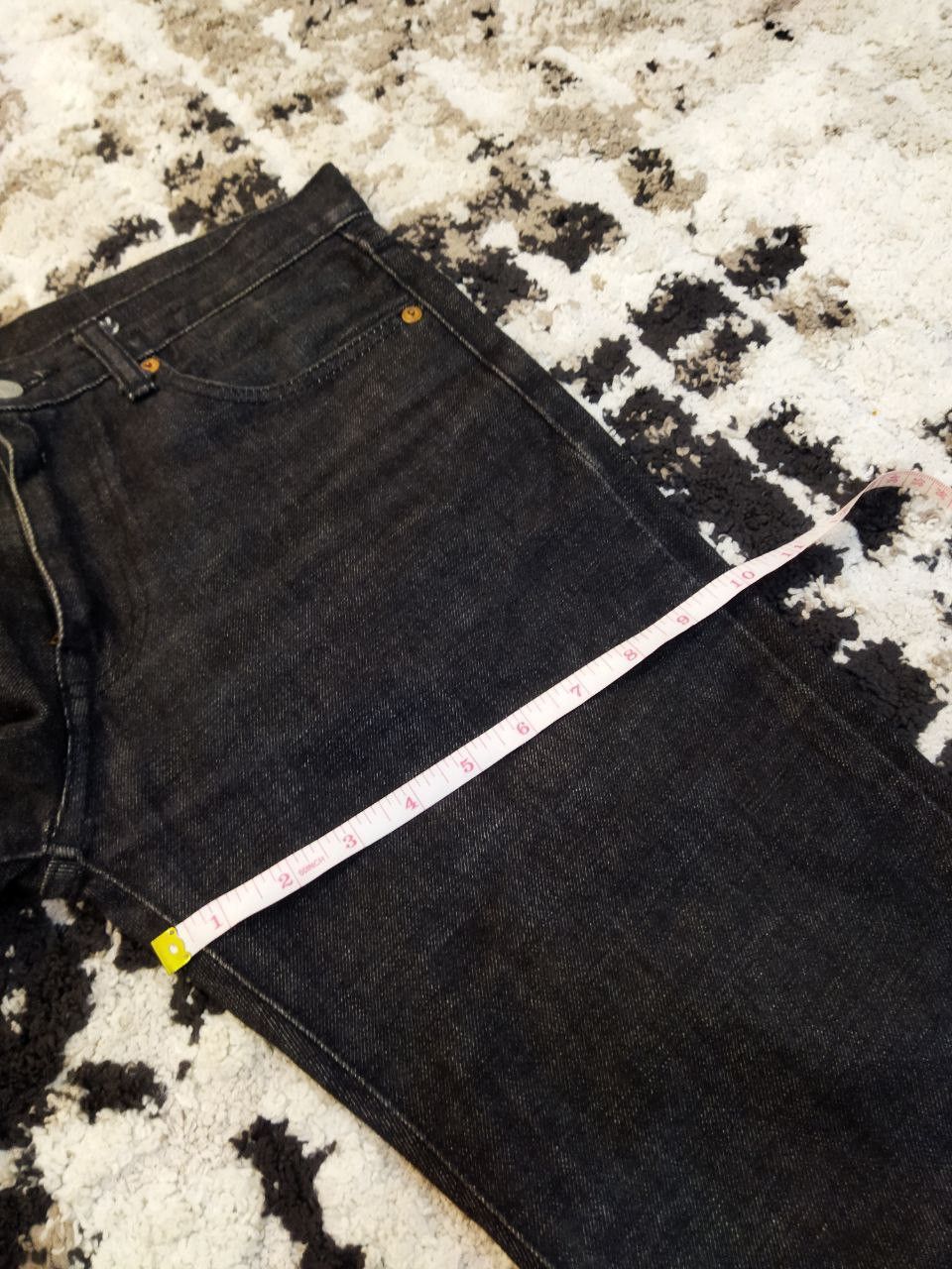 20471120 Japanese Tokyo Jeans Handcraft Snake Leather Pocket Jeans Size US 31 - 19 Thumbnail