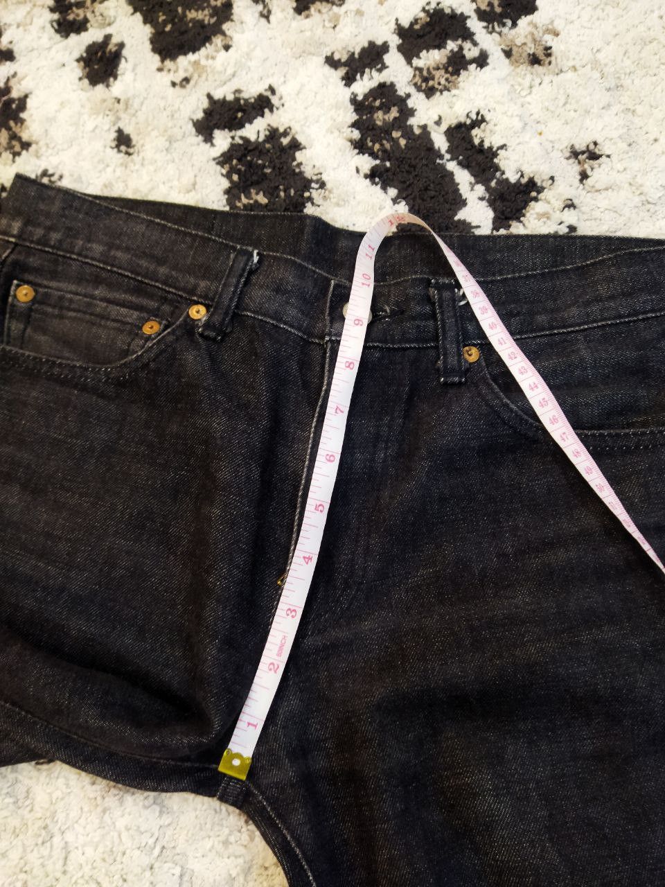 20471120 Japanese Tokyo Jeans Handcraft Snake Leather Pocket Jeans Size US 31 - 18 Thumbnail