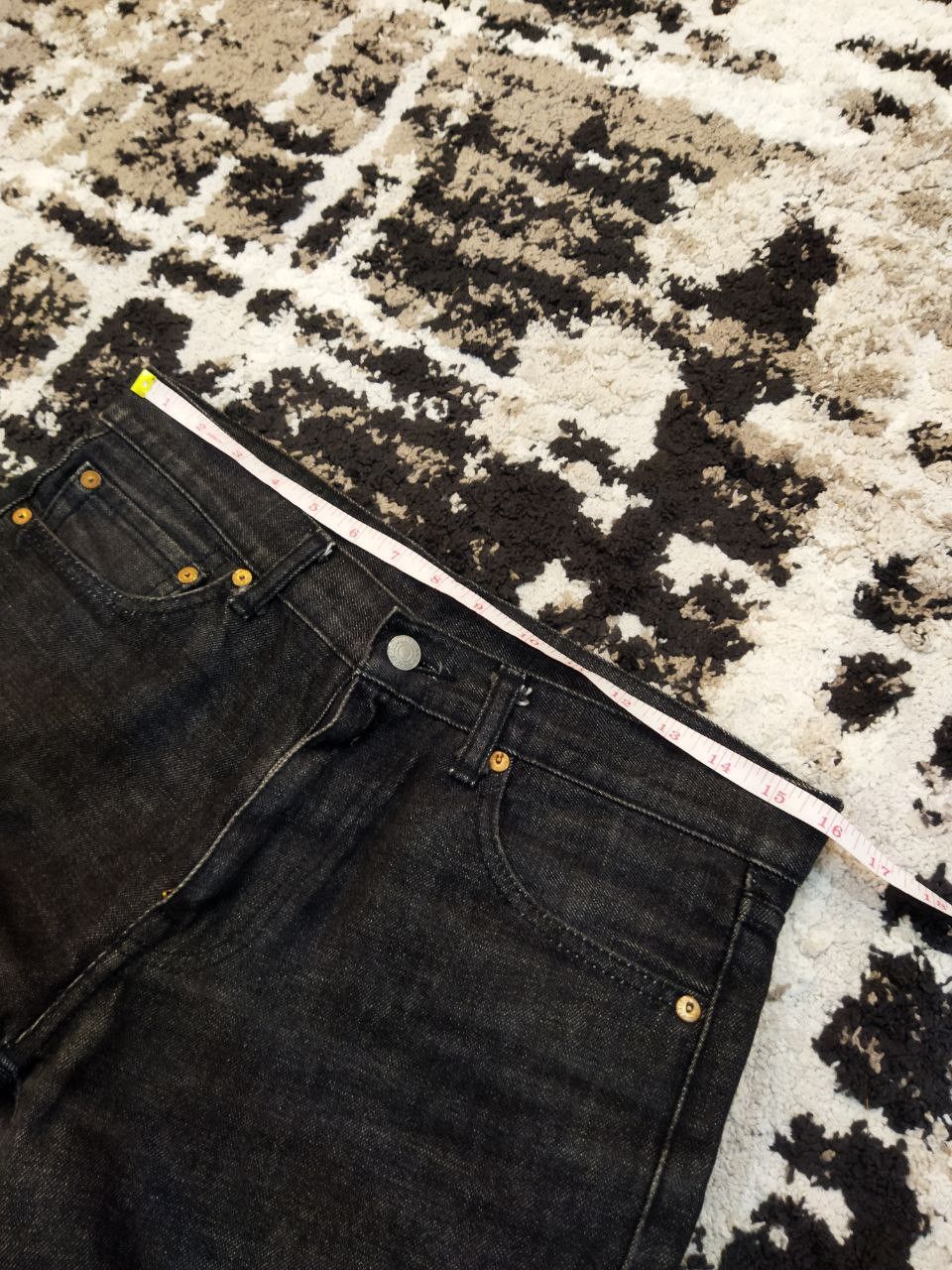 20471120 Japanese Tokyo Jeans Handcraft Snake Leather Pocket Jeans Size US 31 - 14 Thumbnail
