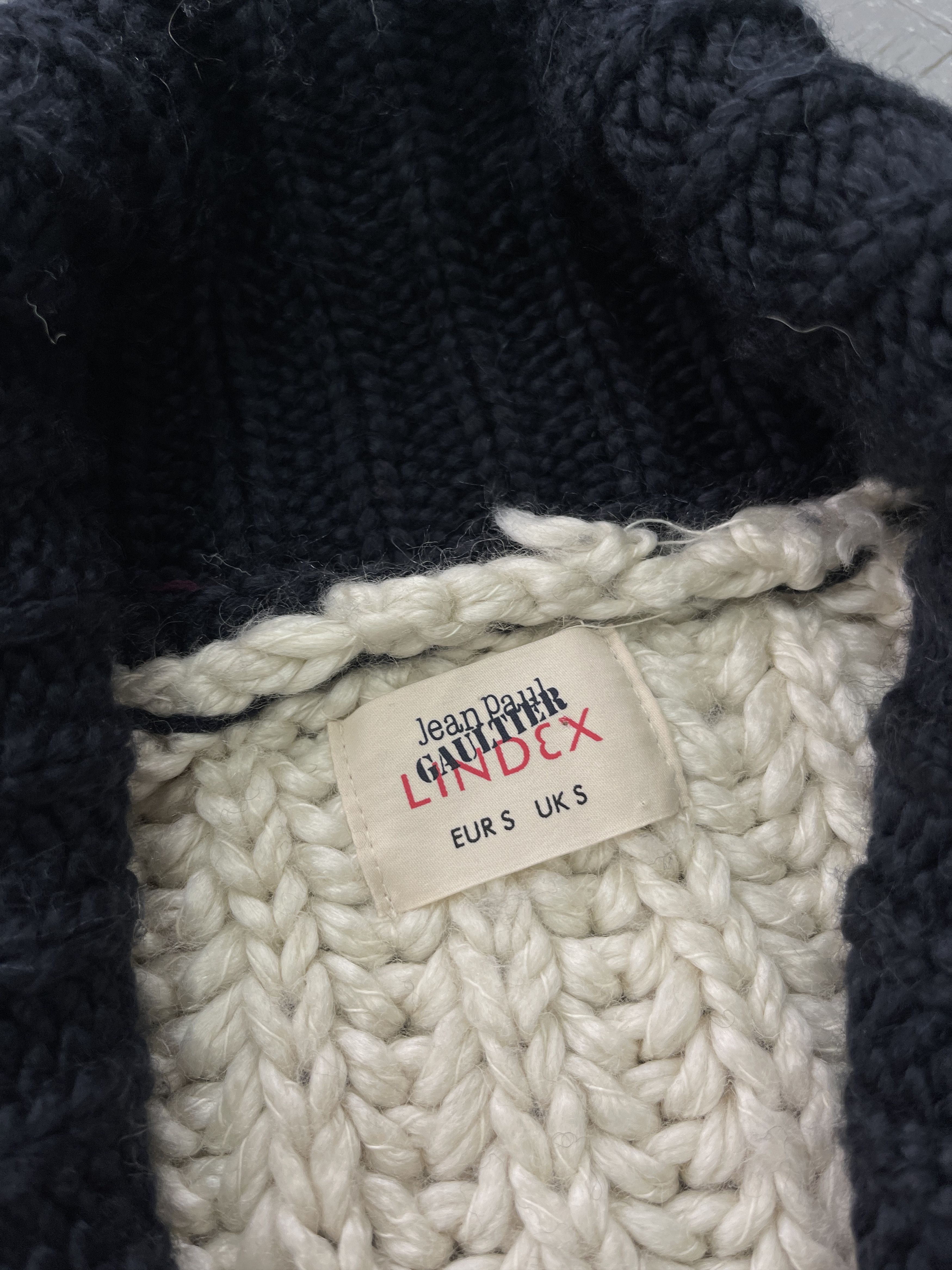 Jean Paul Gaultier × Vintage Vintage Jean Paul Gaultier Heavy Knit Cardigan Size S / US 4 / IT 40 - 10 Thumbnail