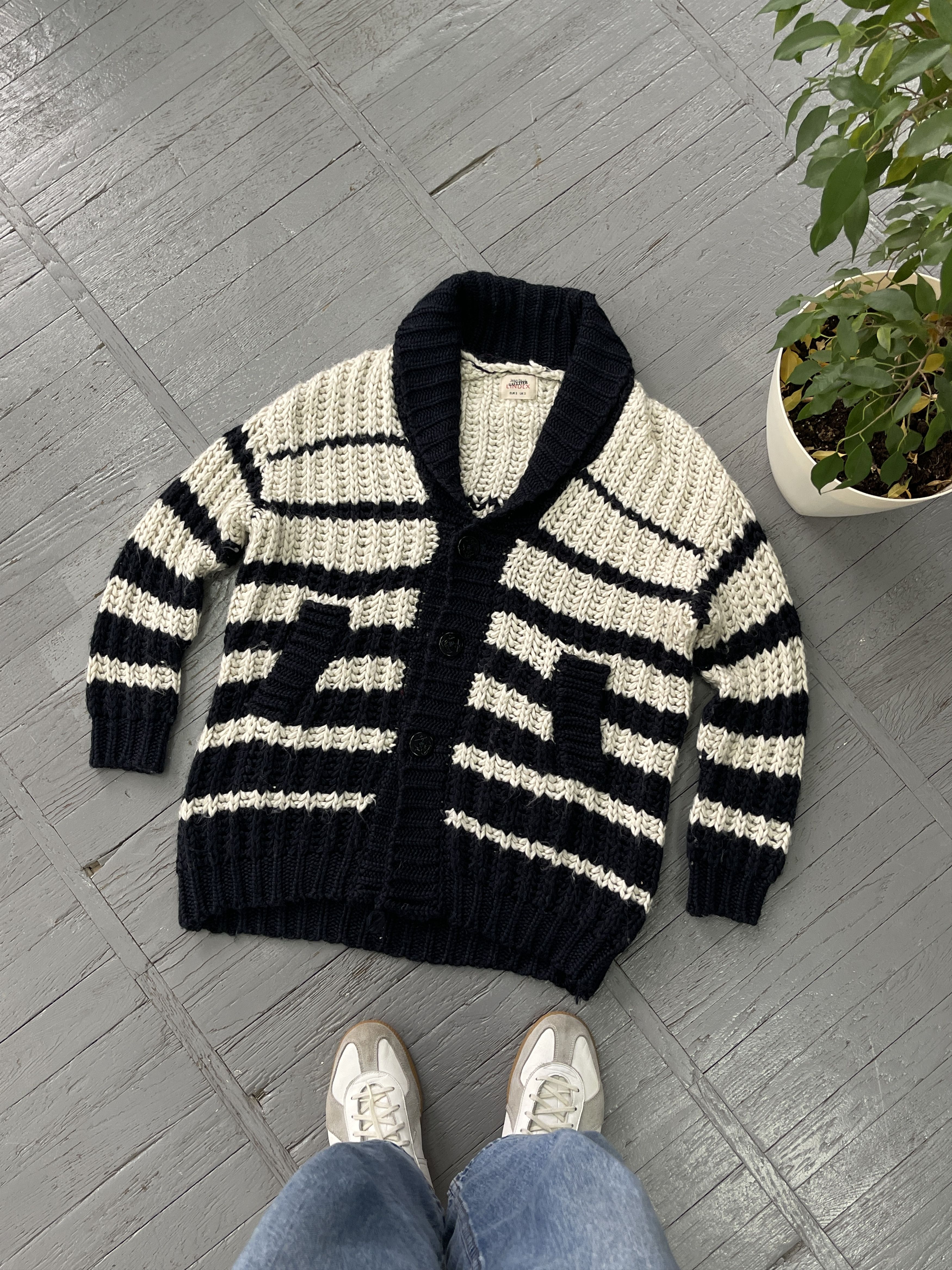 Jean Paul Gaultier × Vintage Vintage Jean Paul Gaultier Heavy Knit Cardigan Size S / US 4 / IT 40 - 1 Thumbnail