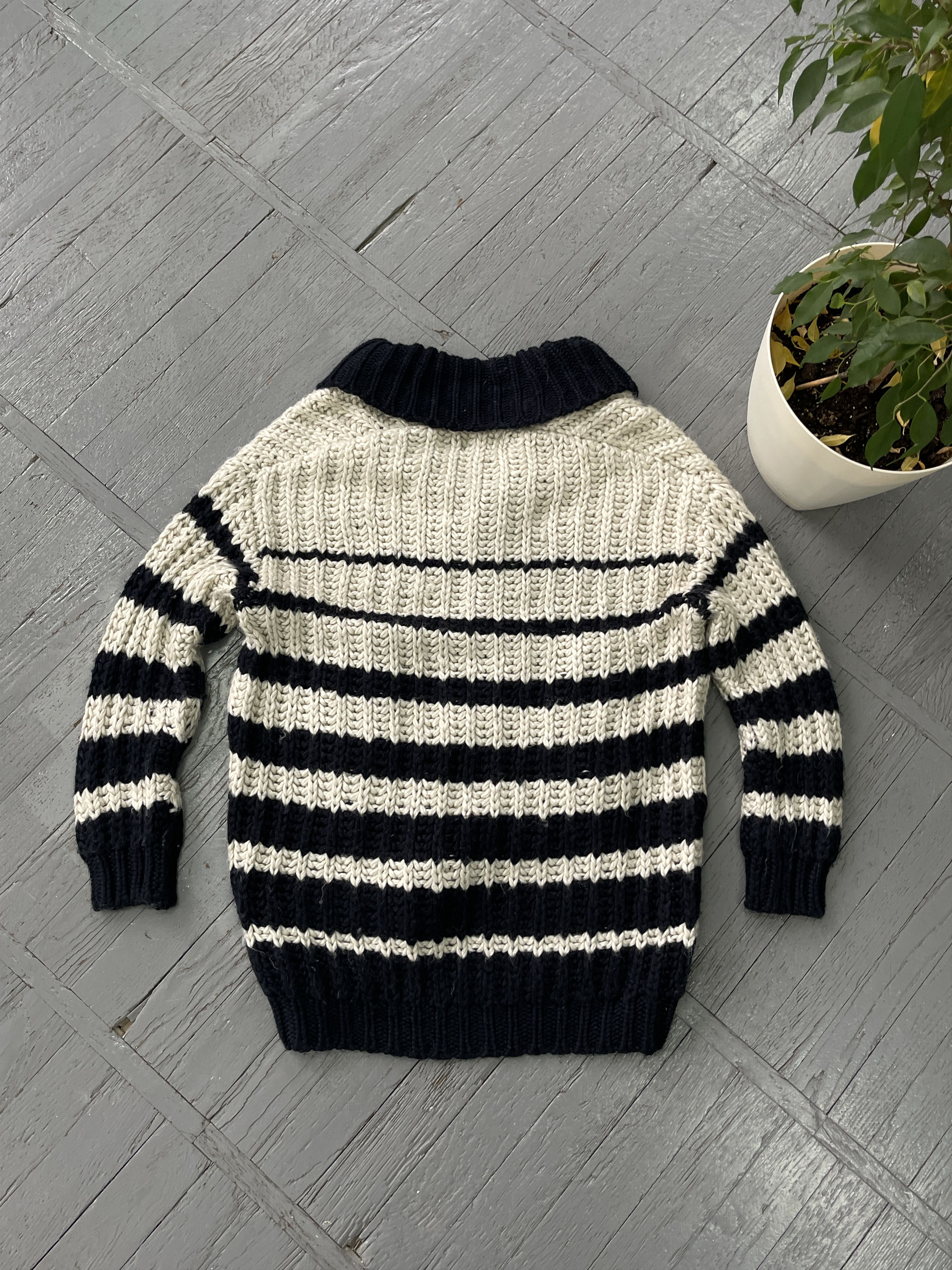 Jean Paul Gaultier × Vintage Vintage Jean Paul Gaultier Heavy Knit Cardigan Size S / US 4 / IT 40 - 11 Thumbnail