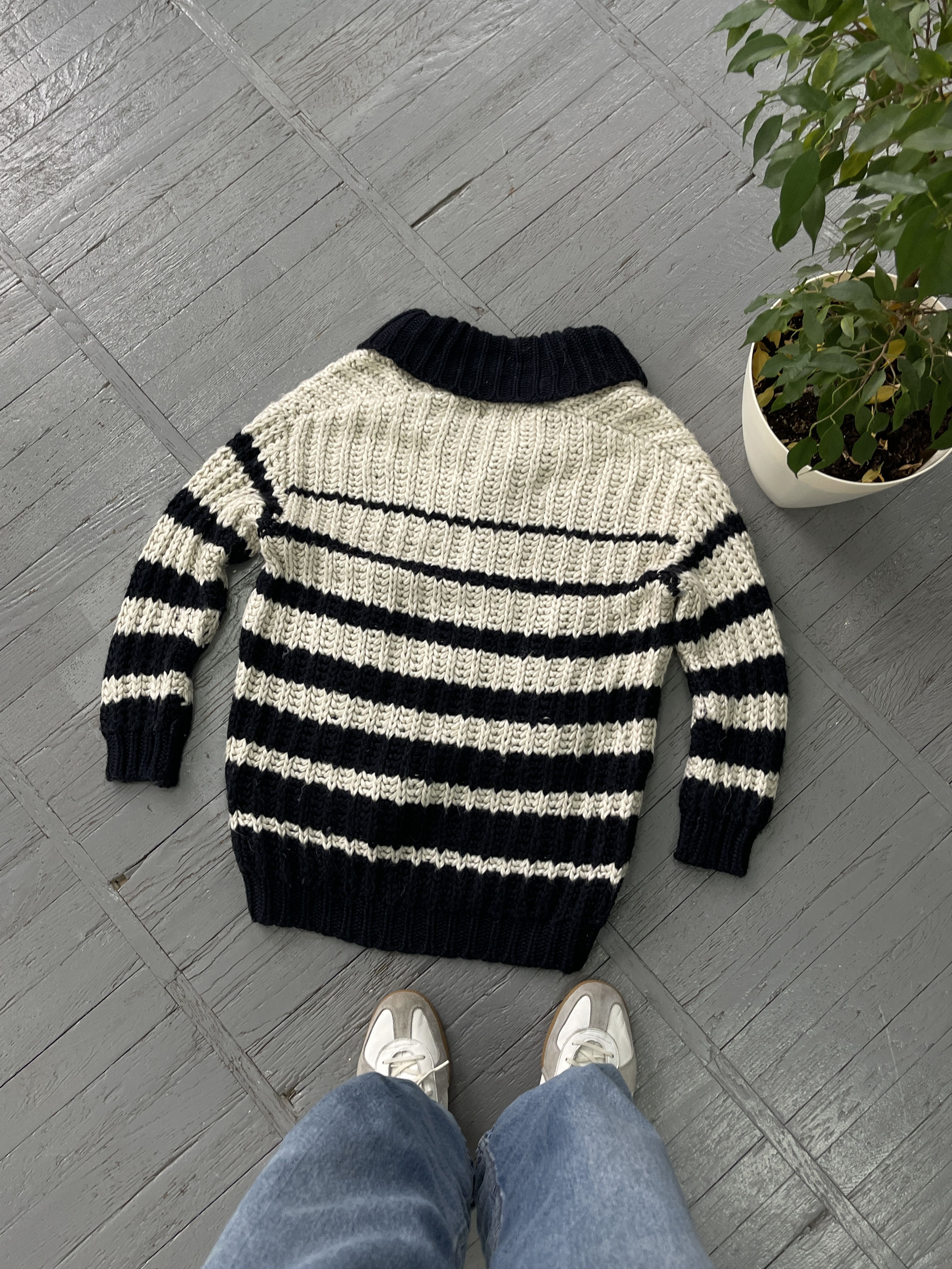 Jean Paul Gaultier × Vintage Vintage Jean Paul Gaultier Heavy Knit Cardigan Size S / US 4 / IT 40 - 6 Thumbnail