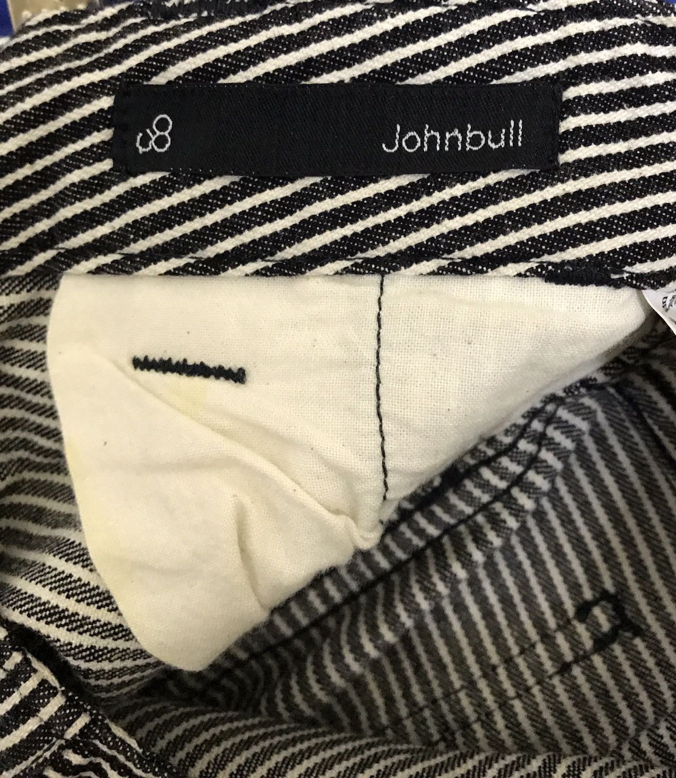 Japanese Brand × Johnbull HORIZONTAL STRIPE BY JOHN BULL HICKORY Size US 28 / EU 44 - 5 Thumbnail