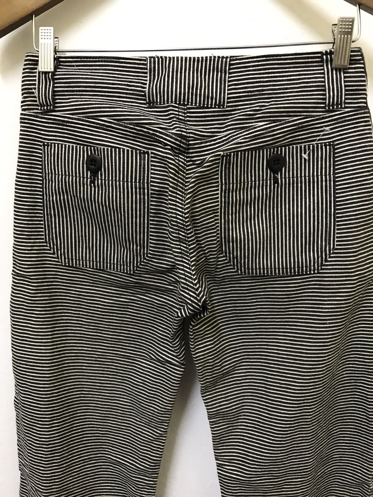 Japanese Brand × Johnbull HORIZONTAL STRIPE BY JOHN BULL HICKORY Size US 28 / EU 44 - 4 Thumbnail