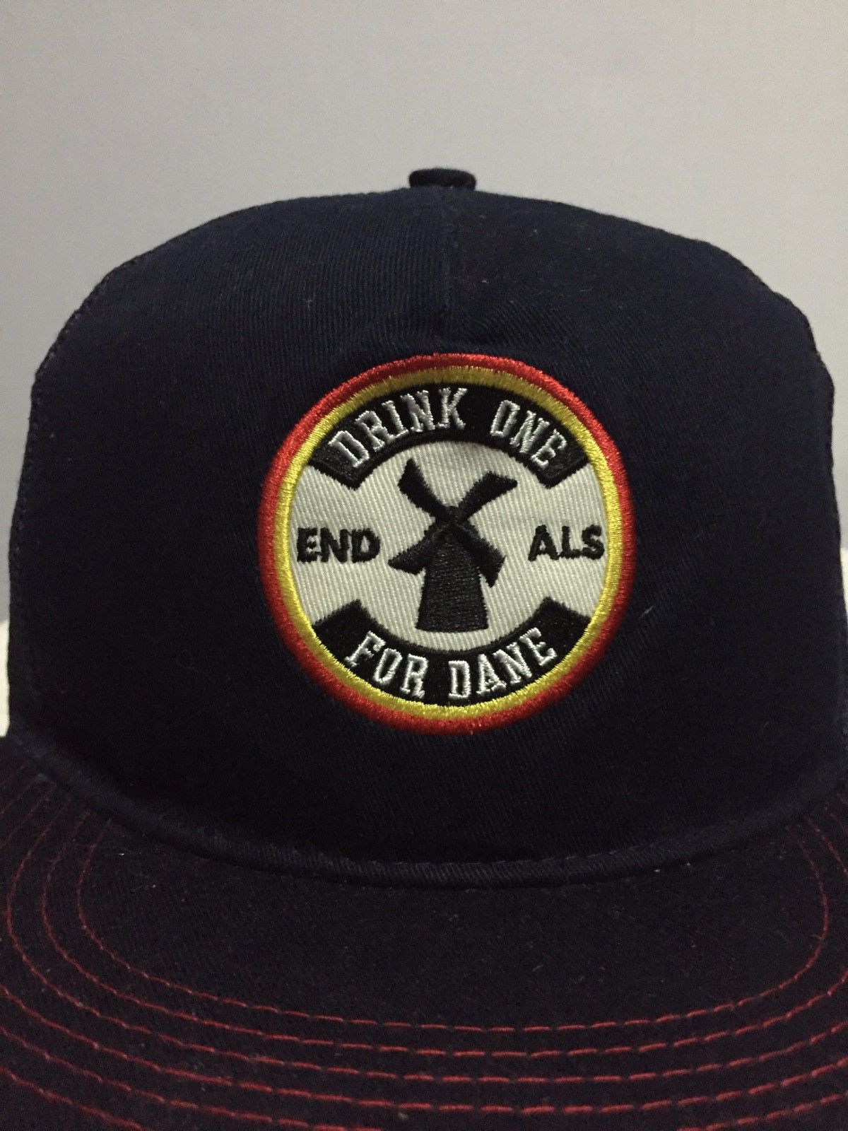 Japanese Brand Dutch Bros Drink One For Dane Patches Trucker Hat Size ONE SIZE - 7 Thumbnail