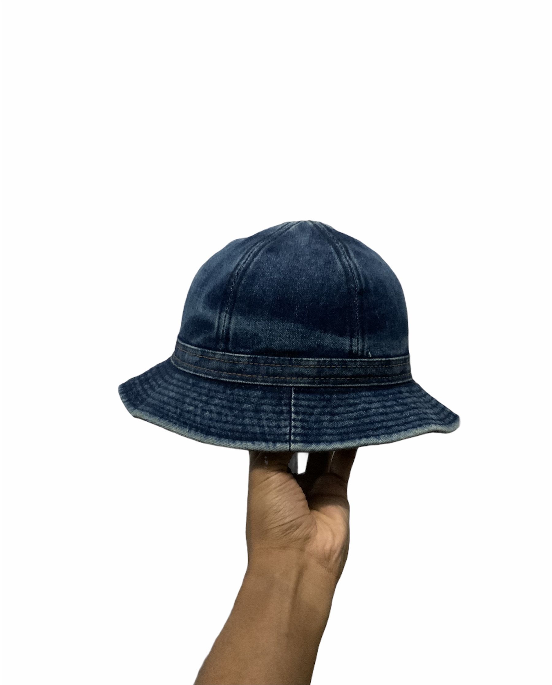 Japanese Brand Queen Spellout Denime Bucket Hat Size ONE SIZE - 3 Thumbnail