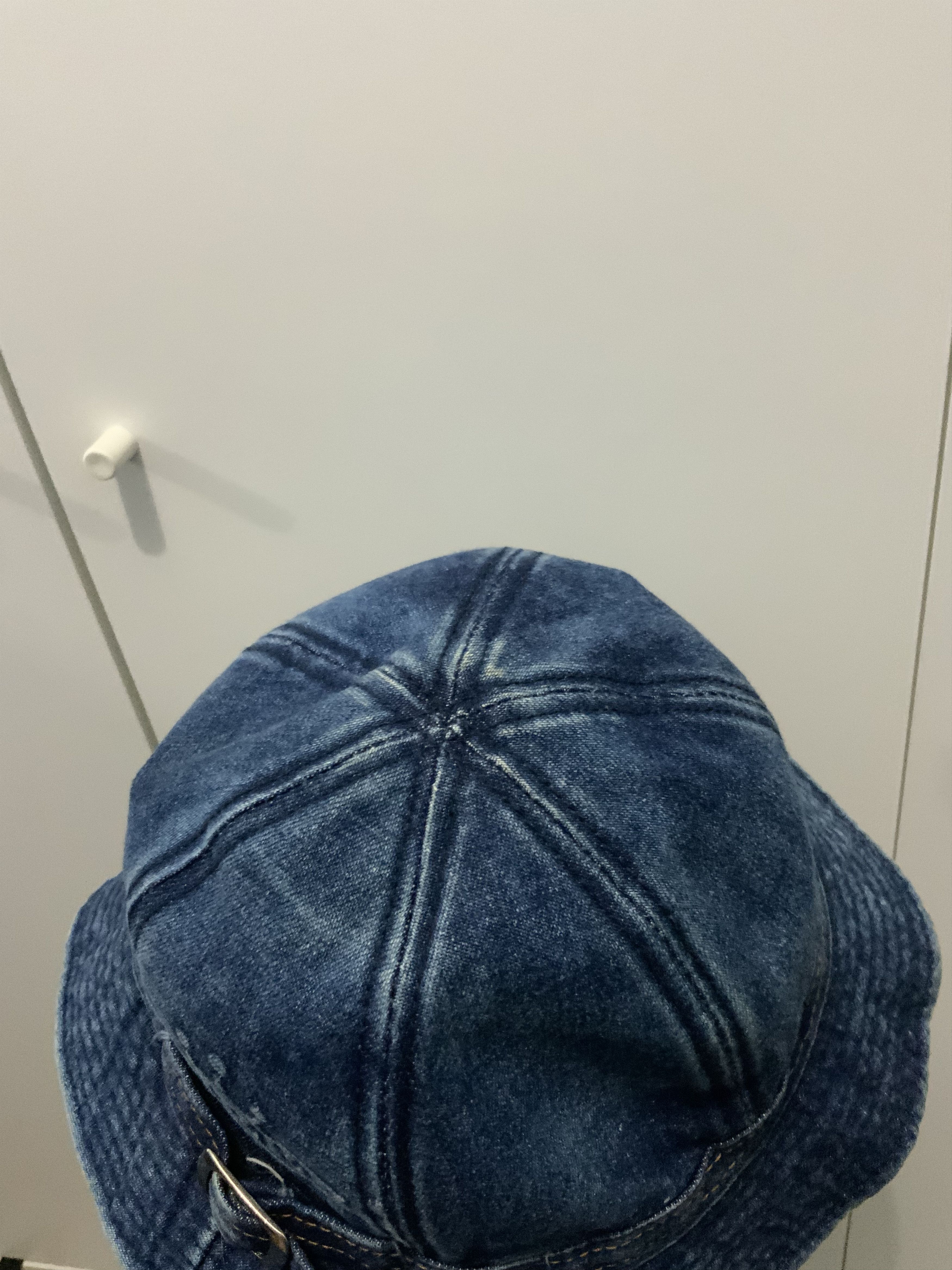 Japanese Brand Queen Spellout Denime Bucket Hat Size ONE SIZE - 10 Thumbnail