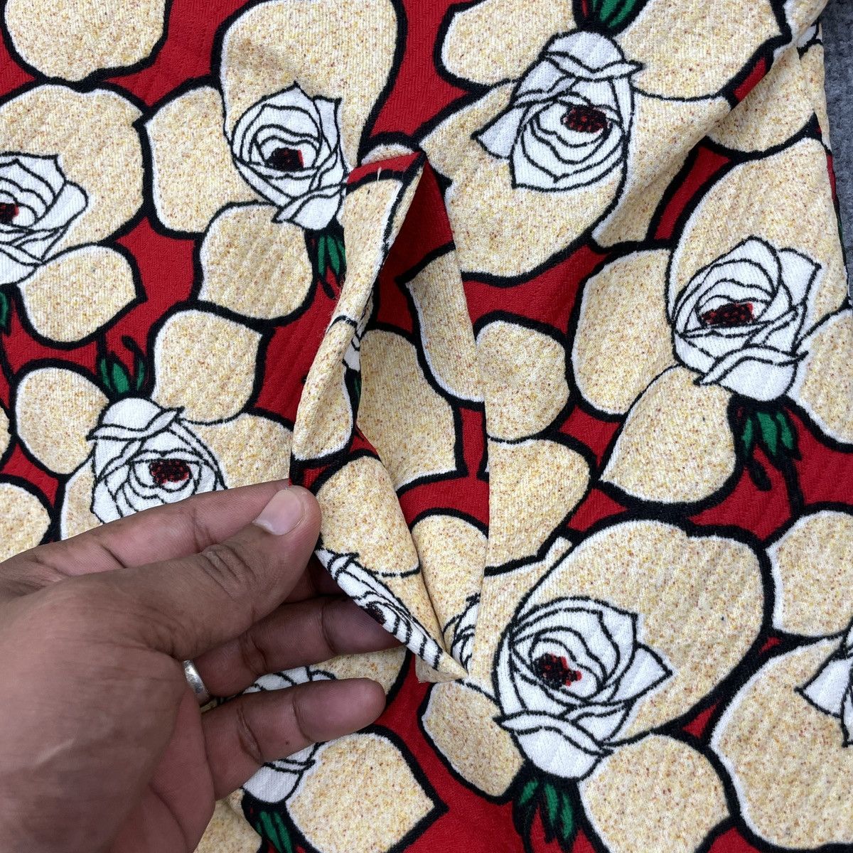 Vintage Vintage Japanese Brand Baggy Floral Motif Kimono Jacket Size XXL / US 16-18 / IT 52-54 - 6 Thumbnail