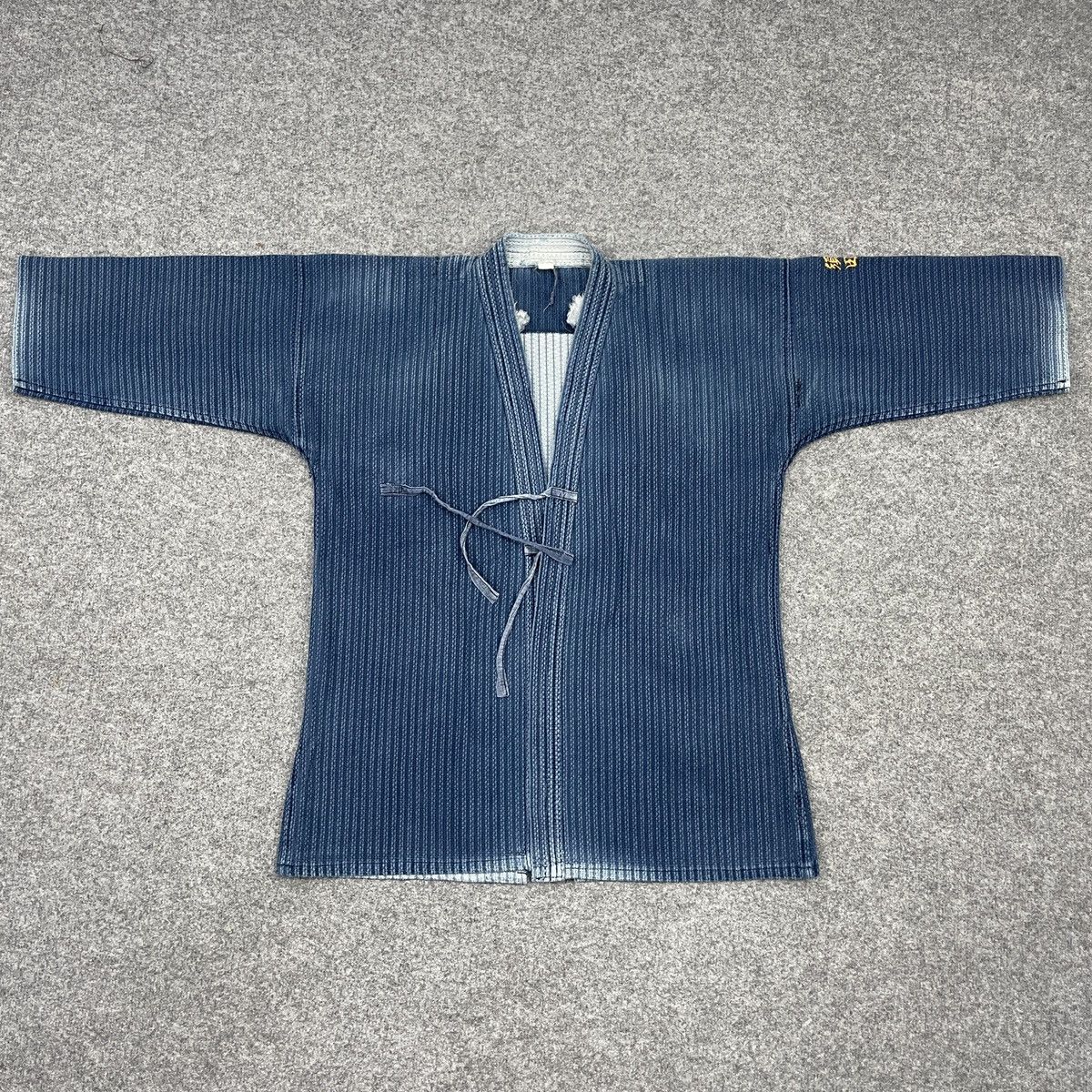 Japanese Brand × Vintage Vintage Japanese Brand Kimono Indigo Light Jacket Size US S / EU 44-46 / 1 - 1 Thumbnail