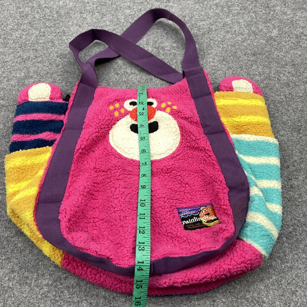 Art Comes First Joyful and Monster Fleece Tote Bag Size ONE SIZE - 9 Thumbnail