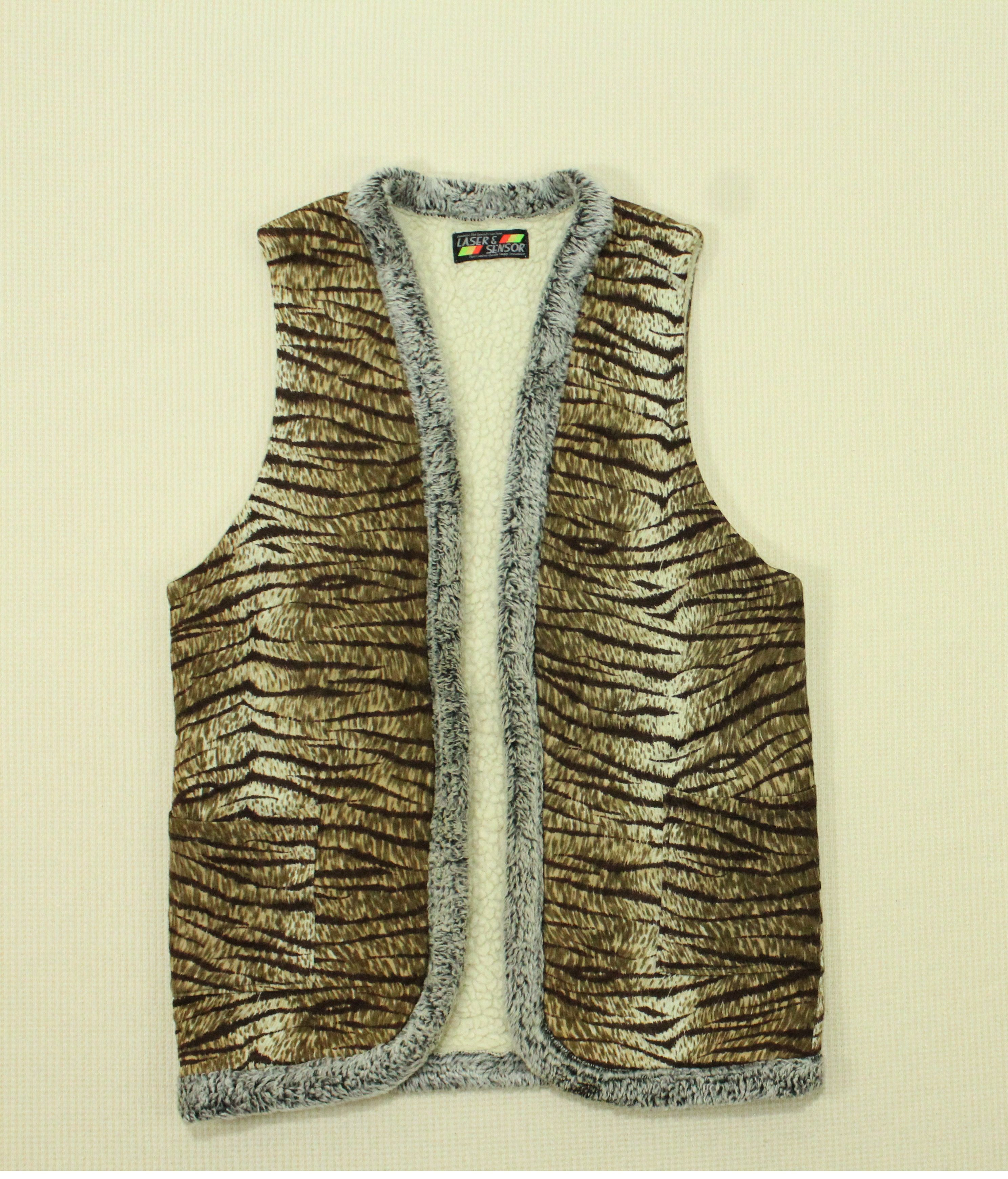 Japanese Brand × Vintage Vintage Kimono Vest Tiger Leopard Size US M / EU 48-50 / 2 - 8 Thumbnail