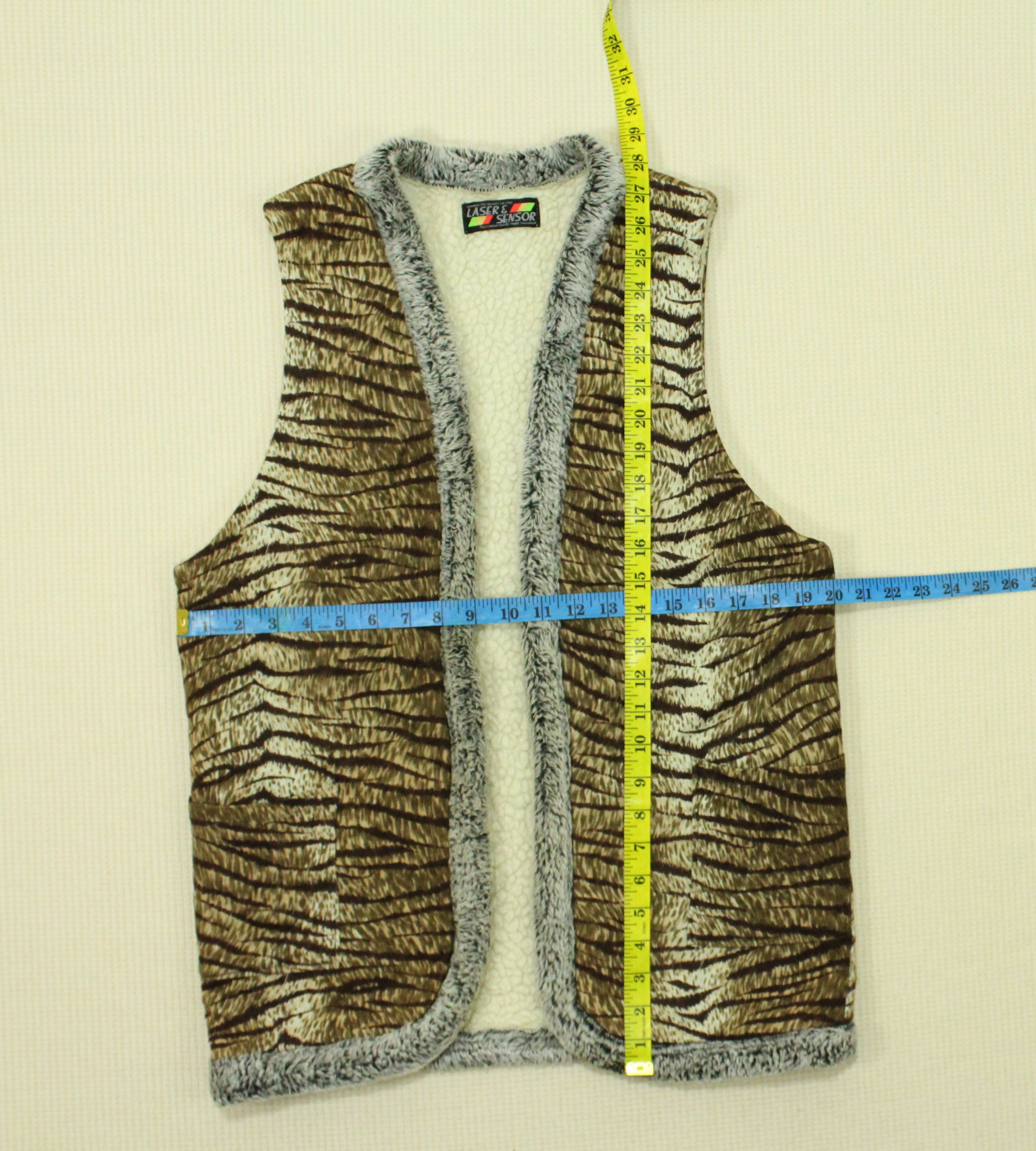 Japanese Brand × Vintage Vintage Kimono Vest Tiger Leopard Size US M / EU 48-50 / 2 - 11 Thumbnail