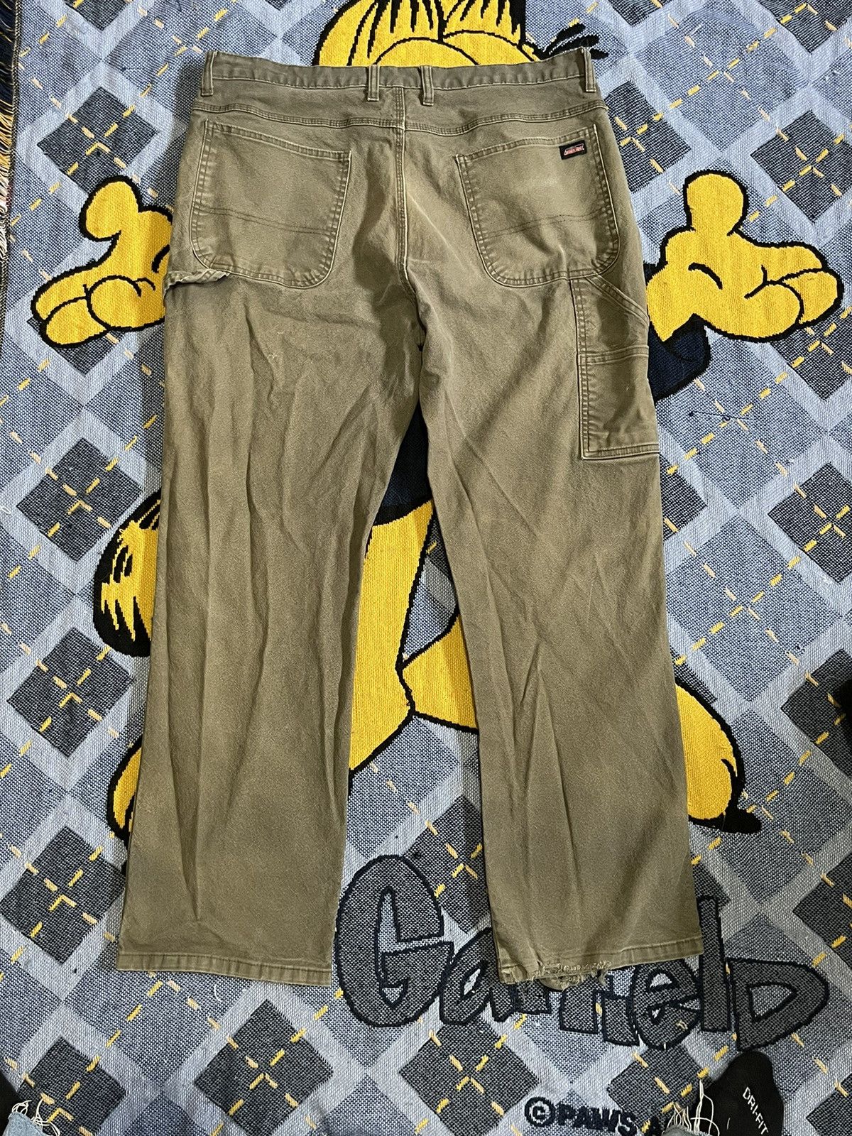 Dickies Vintage Faded Green Dickies Carpenter Pants Size US 37 - 2 Thumbnail