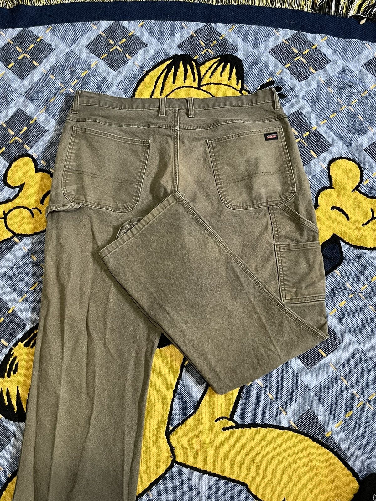 Dickies Vintage Faded Green Dickies Carpenter Pants Size US 37 - 1 Thumbnail