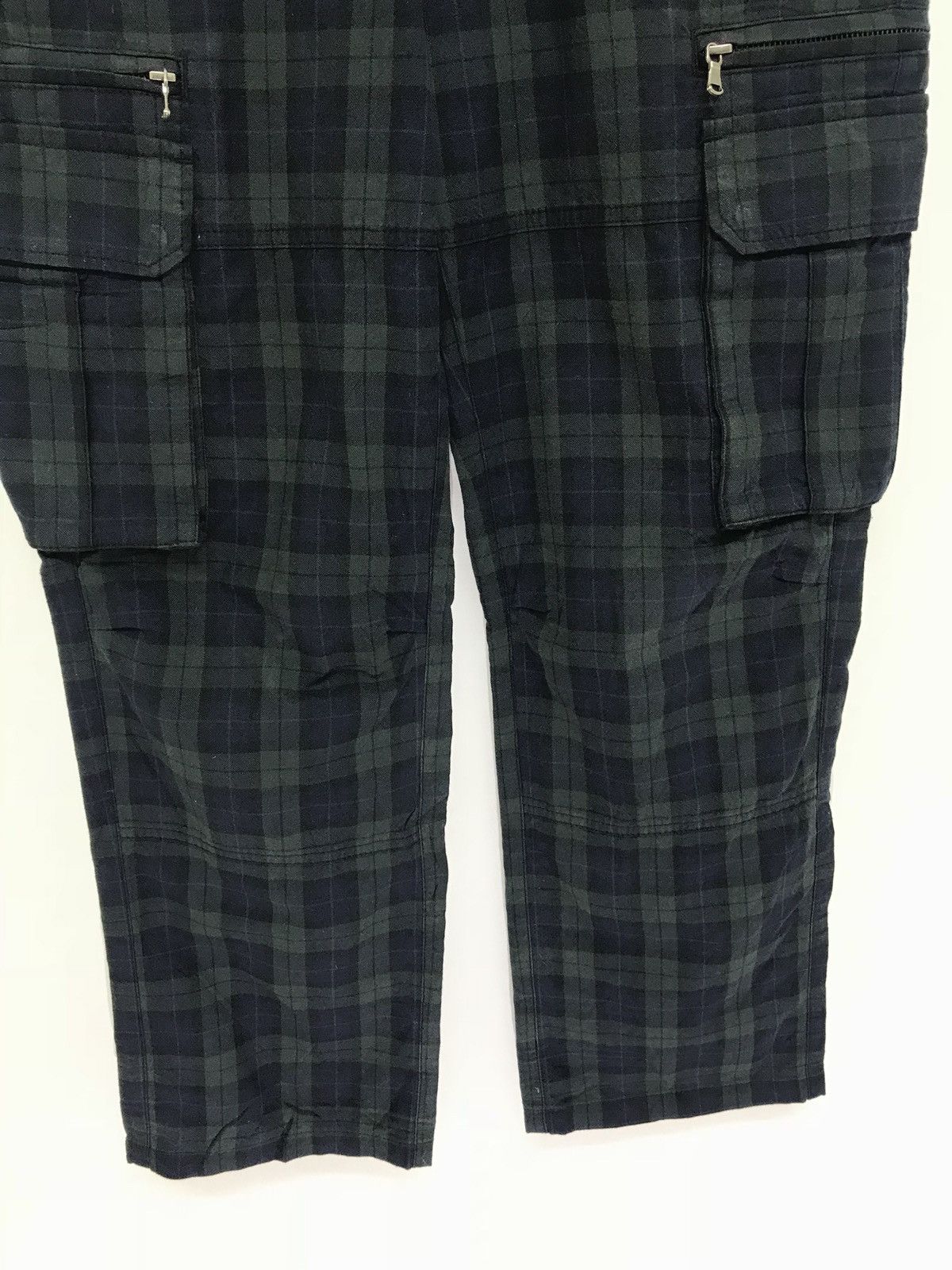 Japanese Brand Japan Brand Tete Homme Cropped Pant Cargo Tartan Regular Size US 30 / EU 46 - 2 Thumbnail