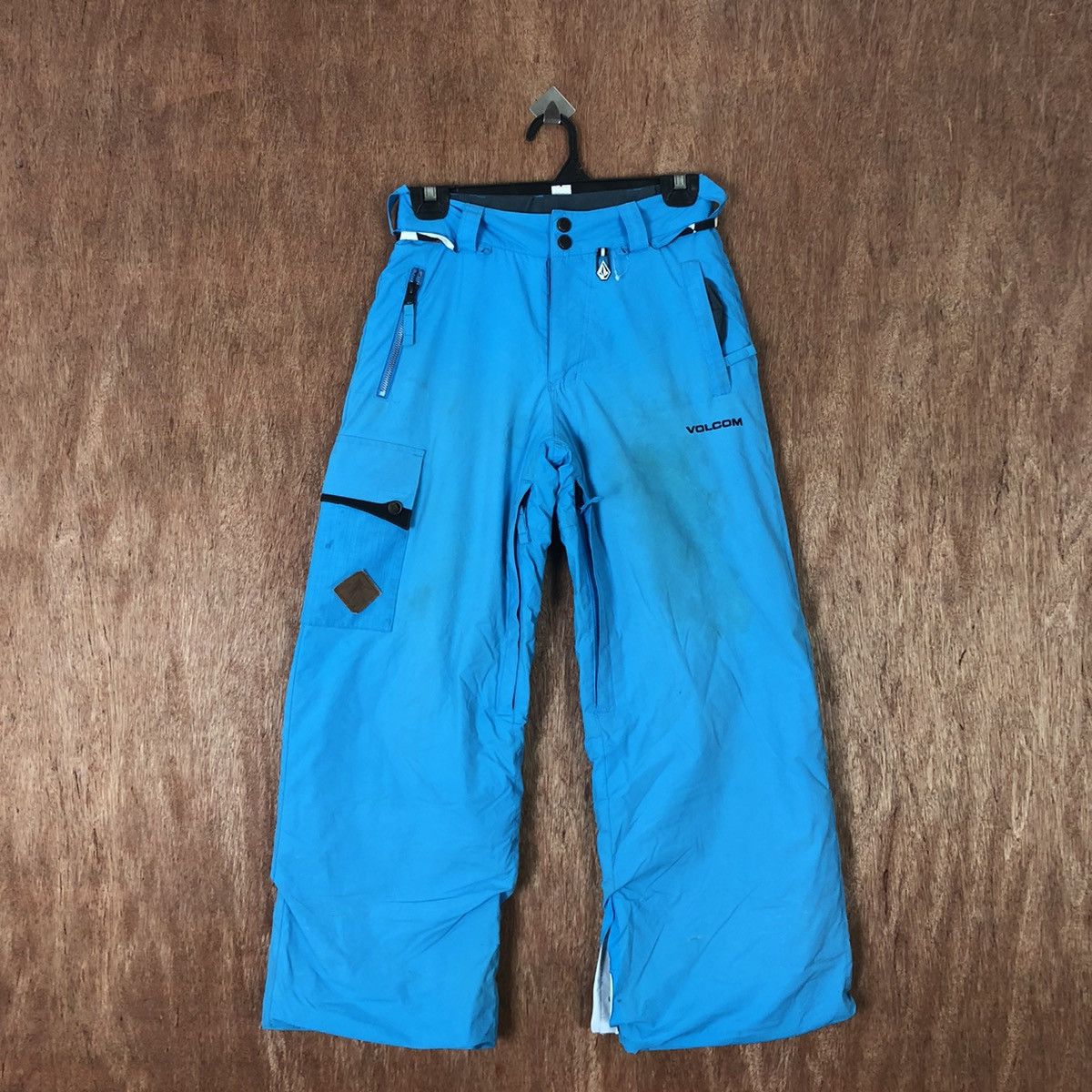 image of Dl Volcom Multipocket Tactical Cargo Pants Waist 23 C1121 in Blue, Women's