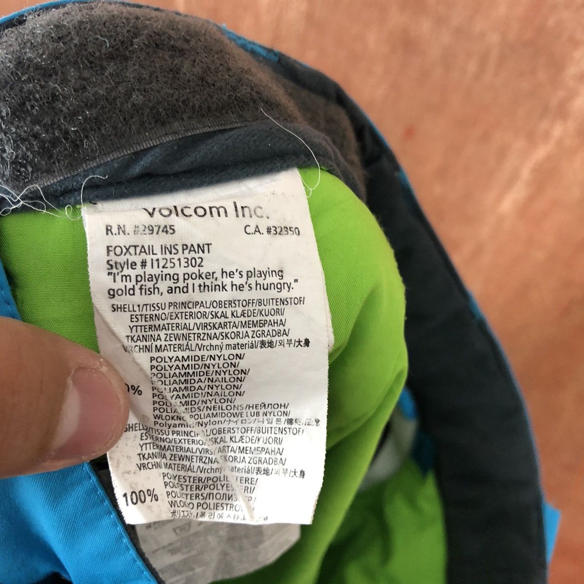 Volcom DL Volcom Multipocket Tactical Cargo Pants Waist 23 #c1121 Size 23" - 18 Thumbnail
