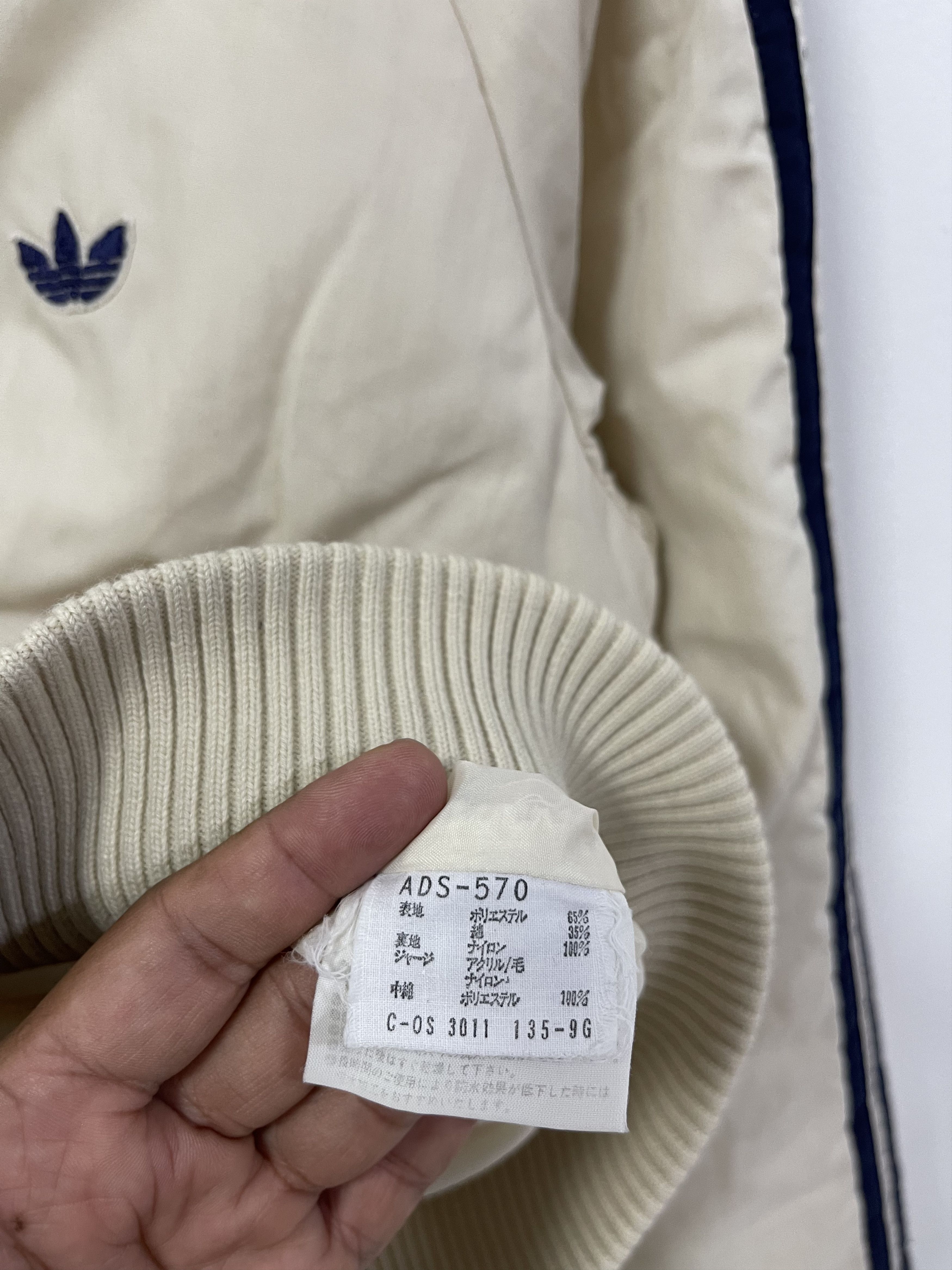 Adidas × Vintage Vintage 80s Adidas Trefoil BRD/W.GERMANY Puffer Down Jacket Size US M / EU 48-50 / 2 - 9 Thumbnail
