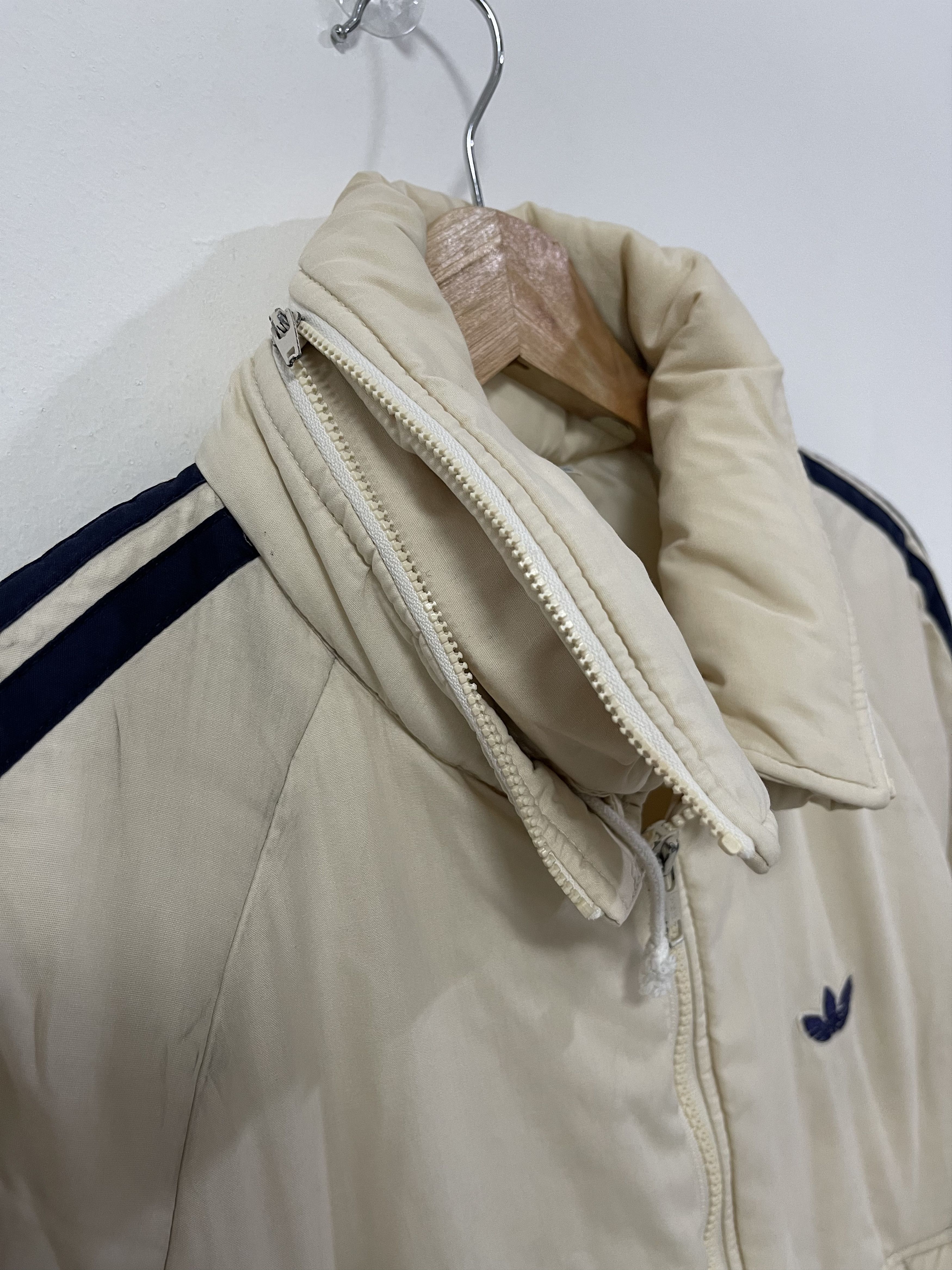 Adidas × Vintage Vintage 80s Adidas Trefoil BRD/W.GERMANY Puffer Down Jacket Size US M / EU 48-50 / 2 - 5 Thumbnail
