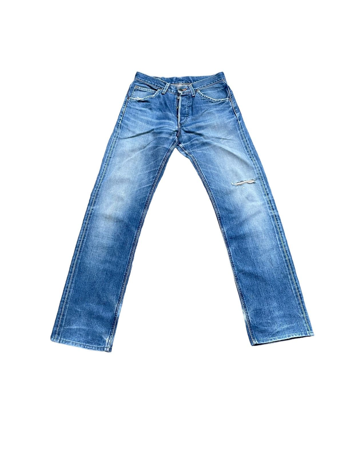 Lee × Vintage Vintage Lee Riders 101 Sanforized Union Made Distresed Size US 30 / EU 46 - 2 Thumbnail