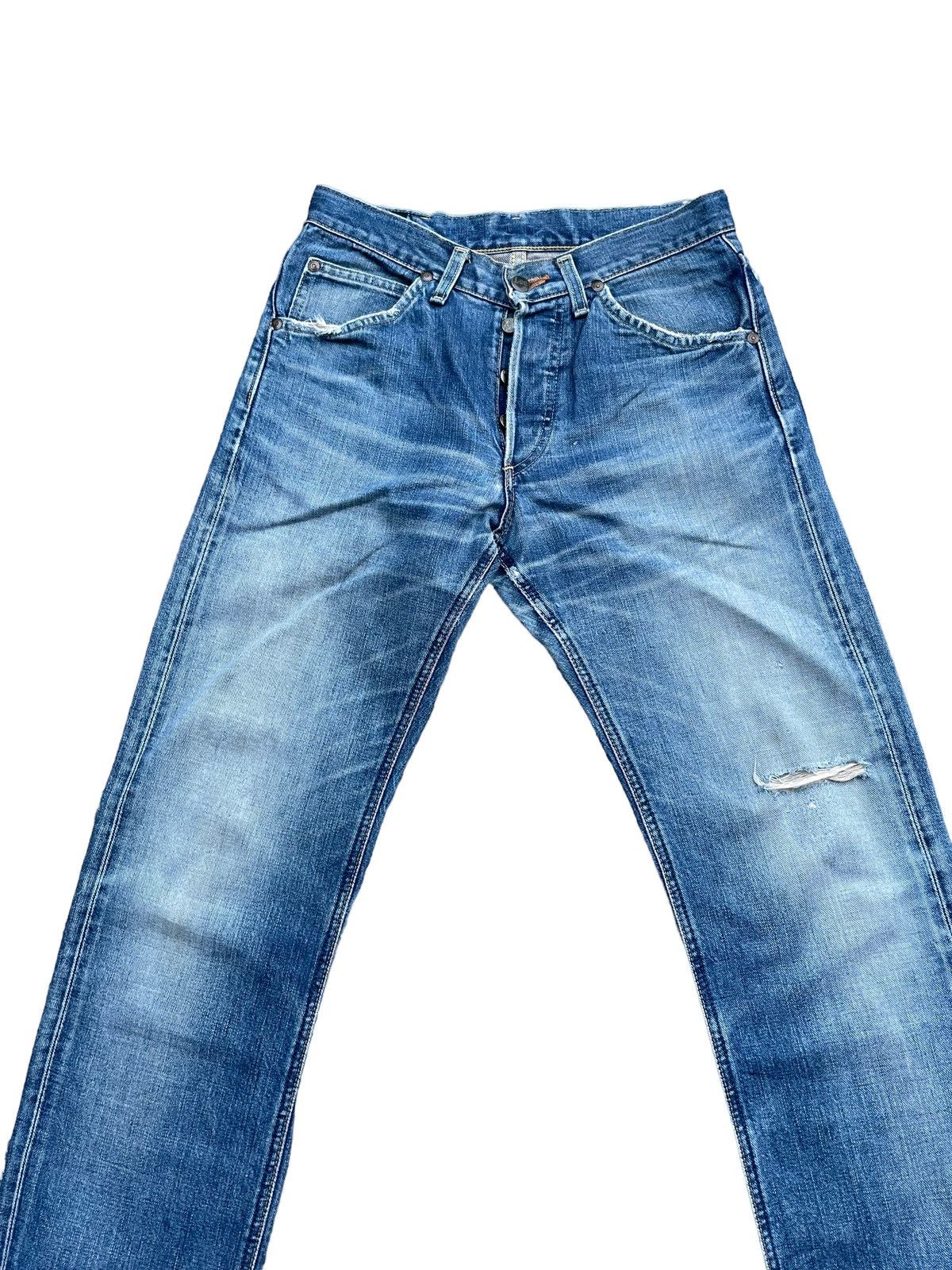 Lee × Vintage Vintage Lee Riders 101 Sanforized Union Made Distresed Size US 30 / EU 46 - 5 Thumbnail