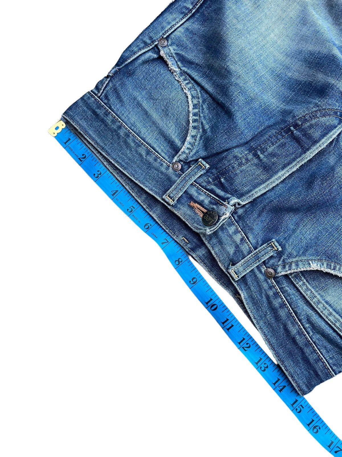 Lee × Vintage Vintage Lee Riders 101 Sanforized Union Made Distresed Size US 30 / EU 46 - 22 Thumbnail