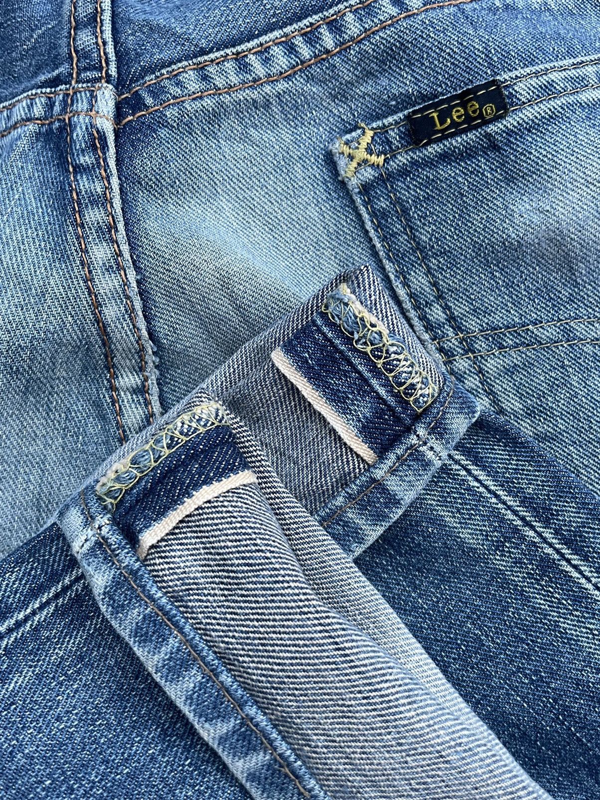 Lee × Vintage Vintage Lee Riders 101 Sanforized Union Made Distresed Size US 30 / EU 46 - 17 Thumbnail