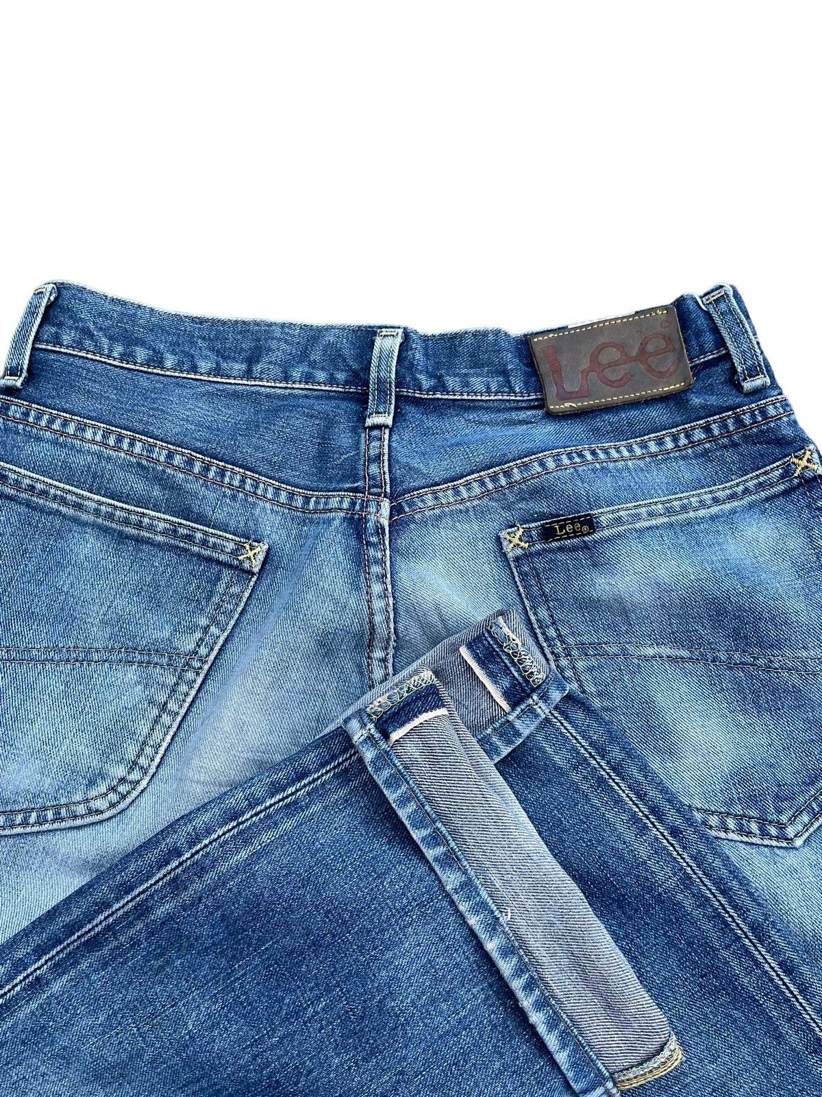 Lee × Vintage Vintage Lee Riders 101 Sanforized Union Made Distresed Size US 30 / EU 46 - 15 Thumbnail
