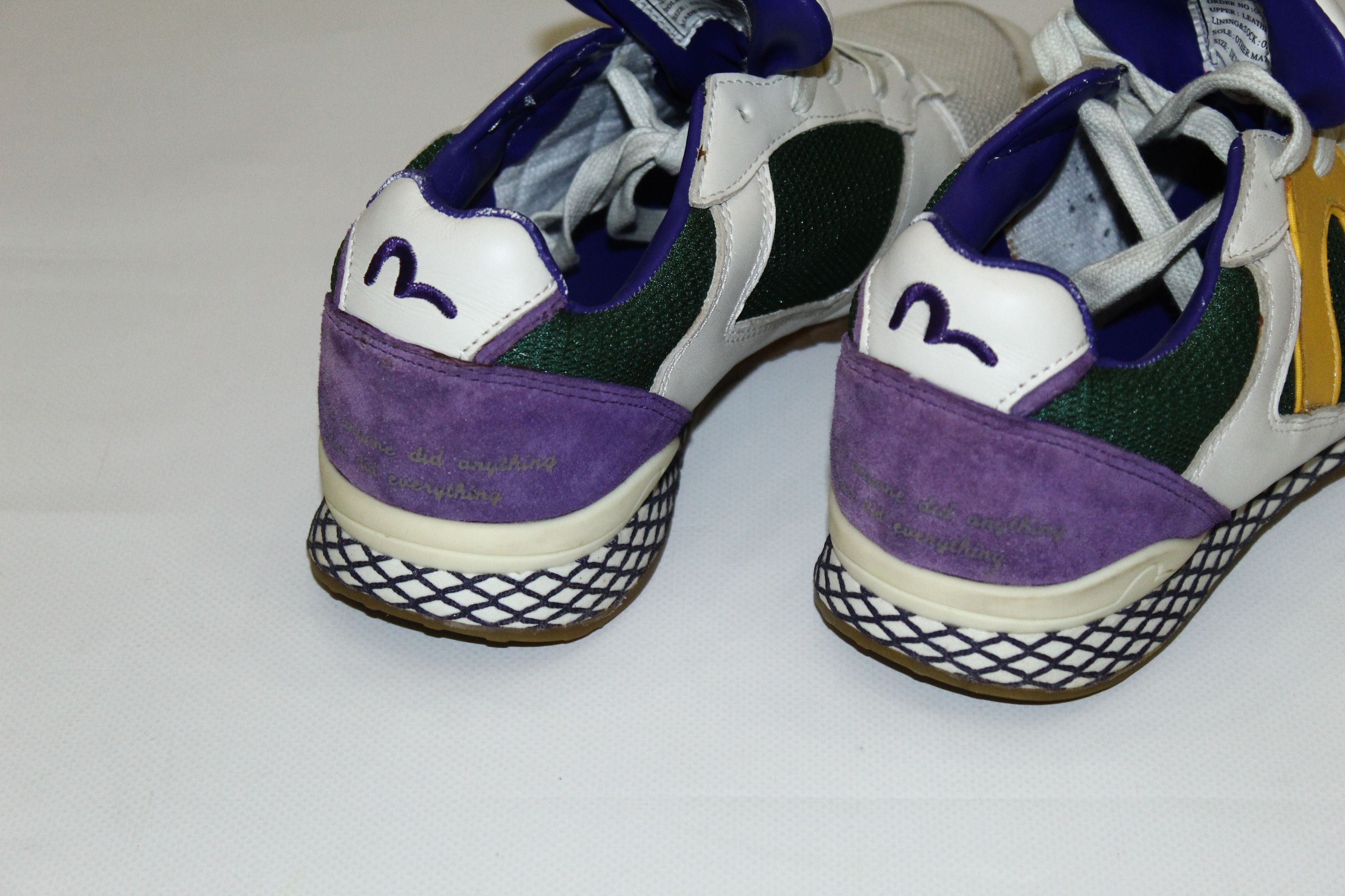 Evisu RARE! Vintage Evisu Maniacs Leather Sneakers Size US 8 / EU 41 - 7 Thumbnail