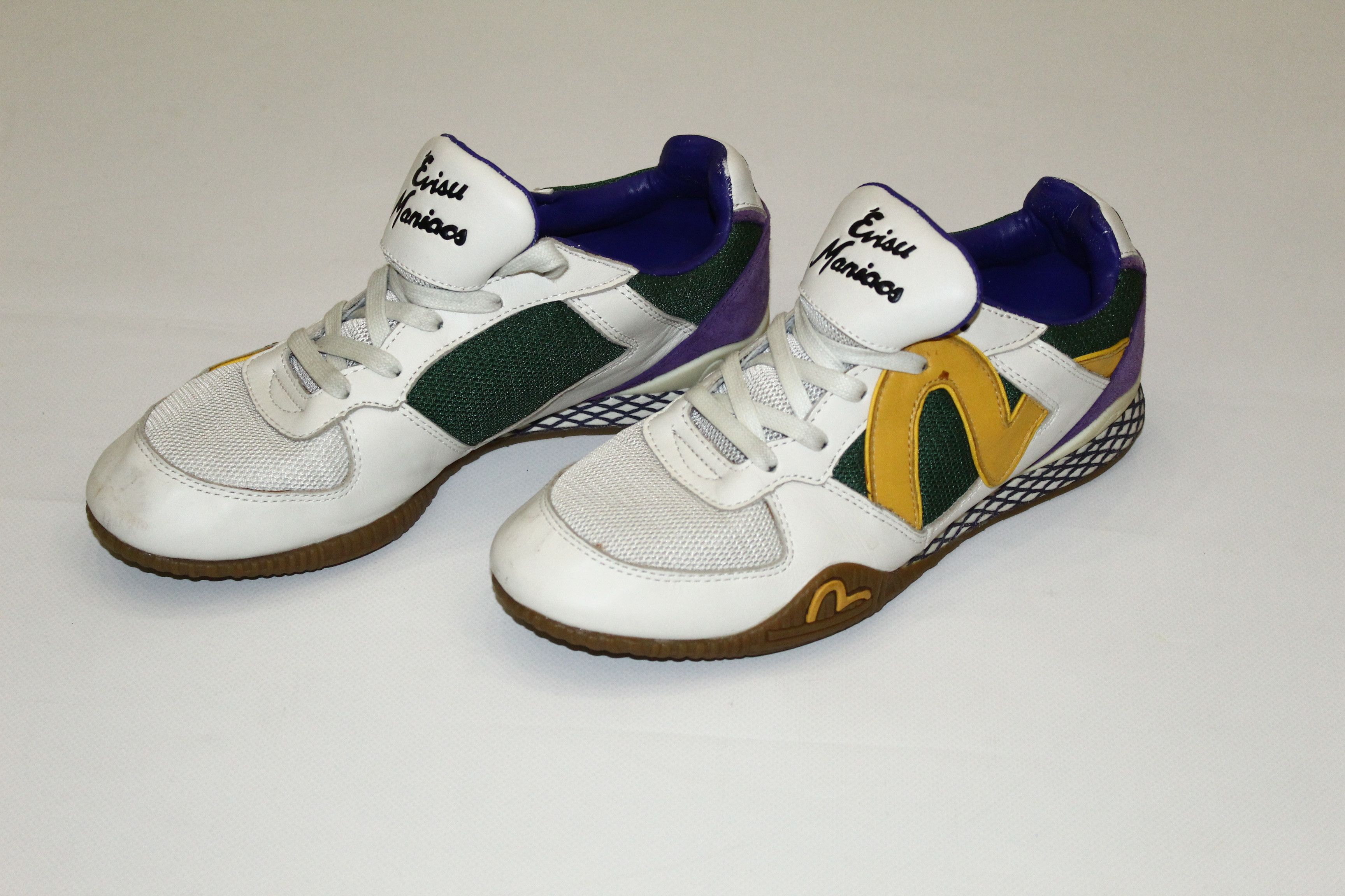 Evisu RARE! Vintage Evisu Maniacs Leather Sneakers Size US 8 / EU 41 - 9 Thumbnail