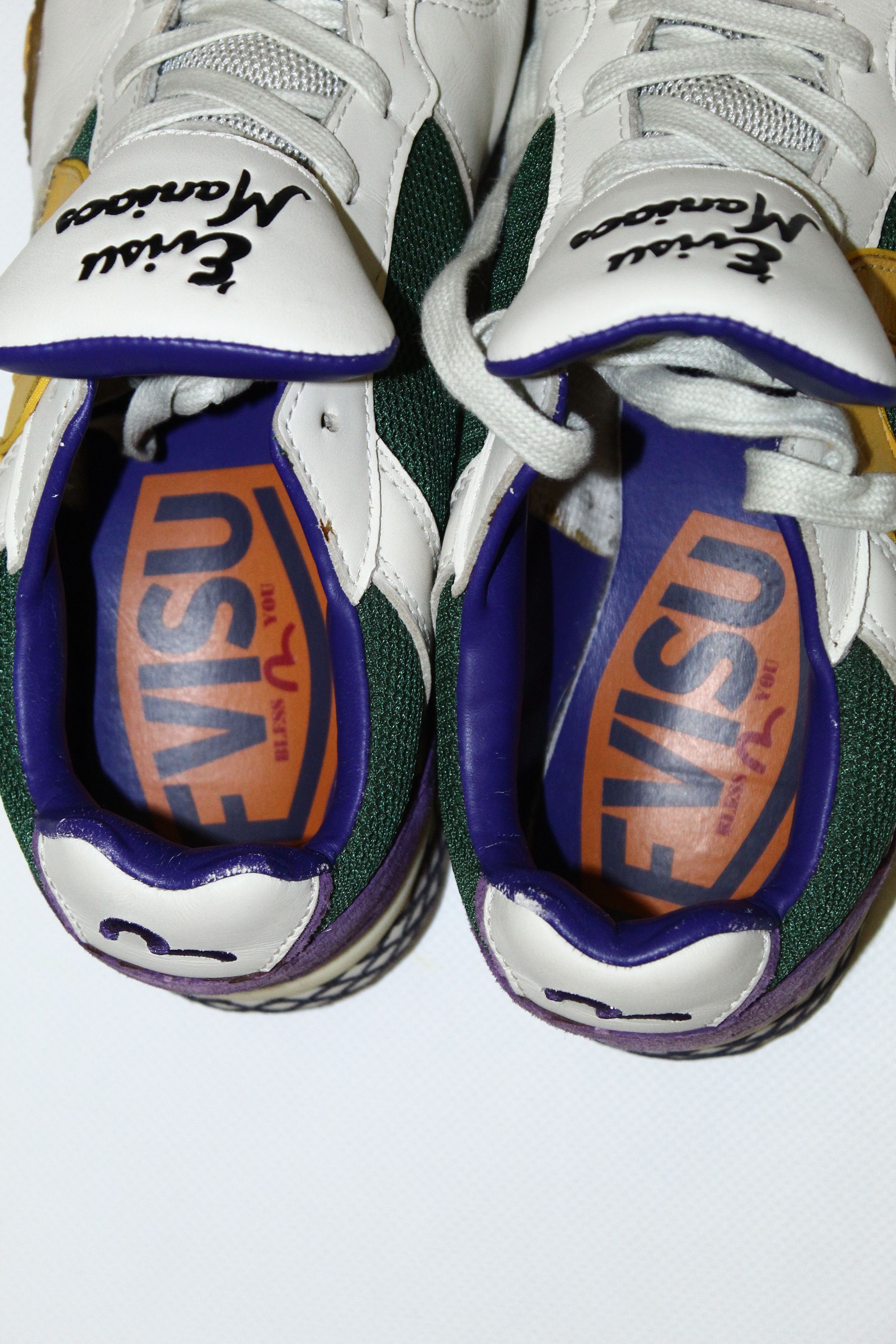 Evisu RARE! Vintage Evisu Maniacs Leather Sneakers Size US 8 / EU 41 - 3 Thumbnail