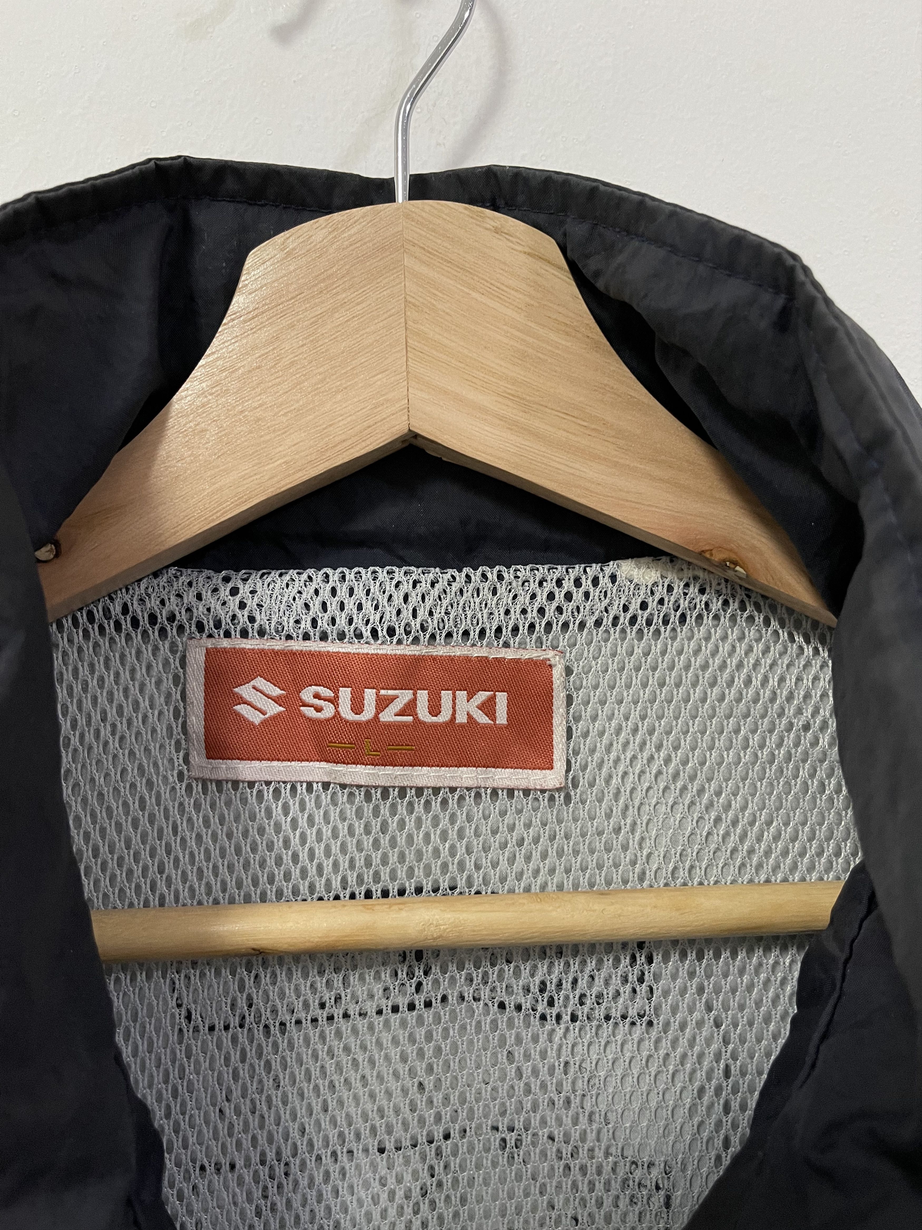 Sports Specialties × Vintage Vintage Suzuki Racing Team Distressed Light Jacket Size US L / EU 52-54 / 3 - 15 Thumbnail