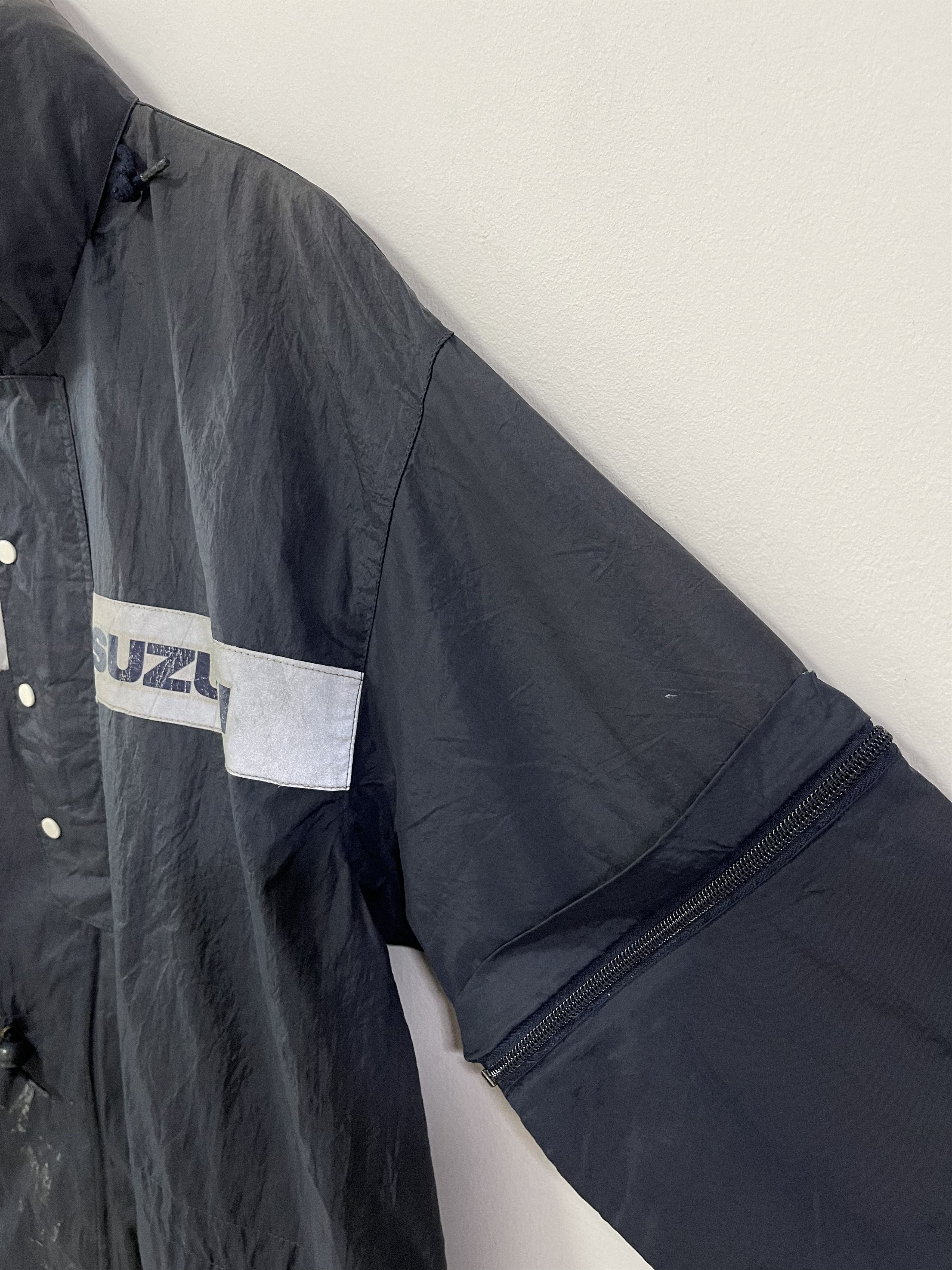 Sports Specialties × Vintage Vintage Suzuki Racing Team Distressed Light Jacket Size US L / EU 52-54 / 3 - 6 Thumbnail