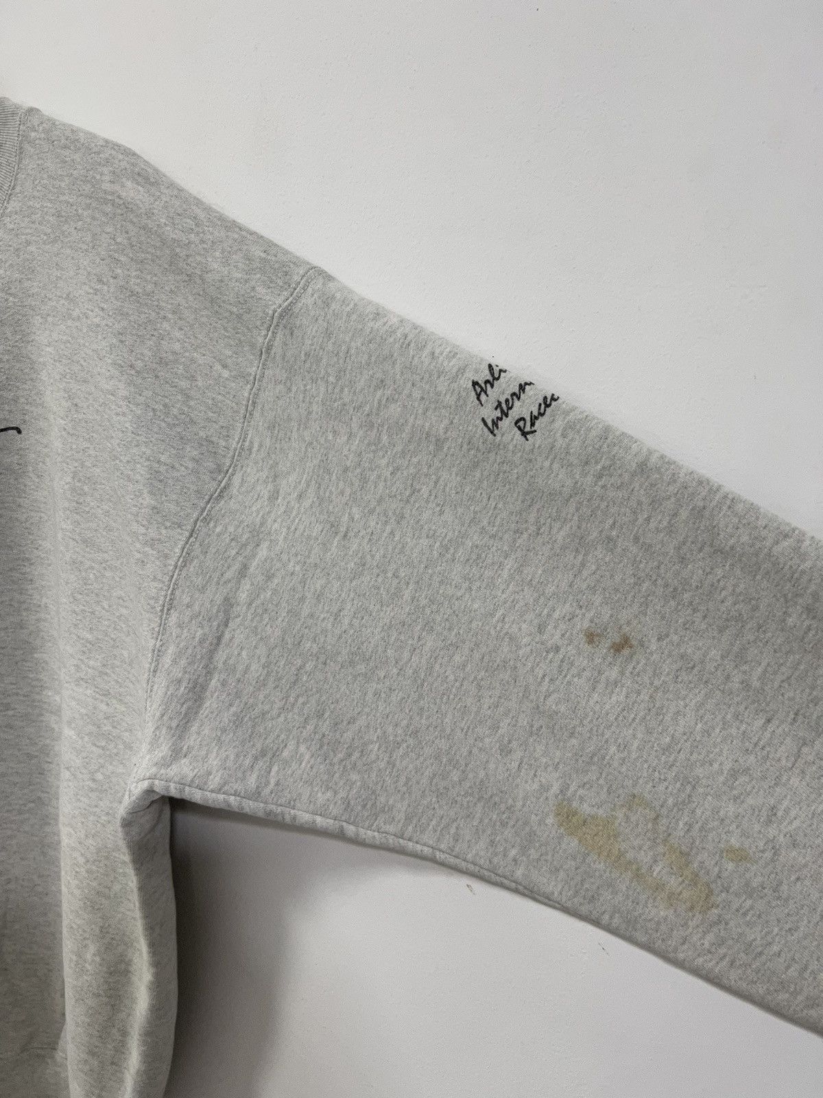 Fruit Of The Loom × Vintage Vintage 90s Silks Flag Design Distressed Sweatshirt Size US XXL / EU 58 / 5 - 7 Thumbnail