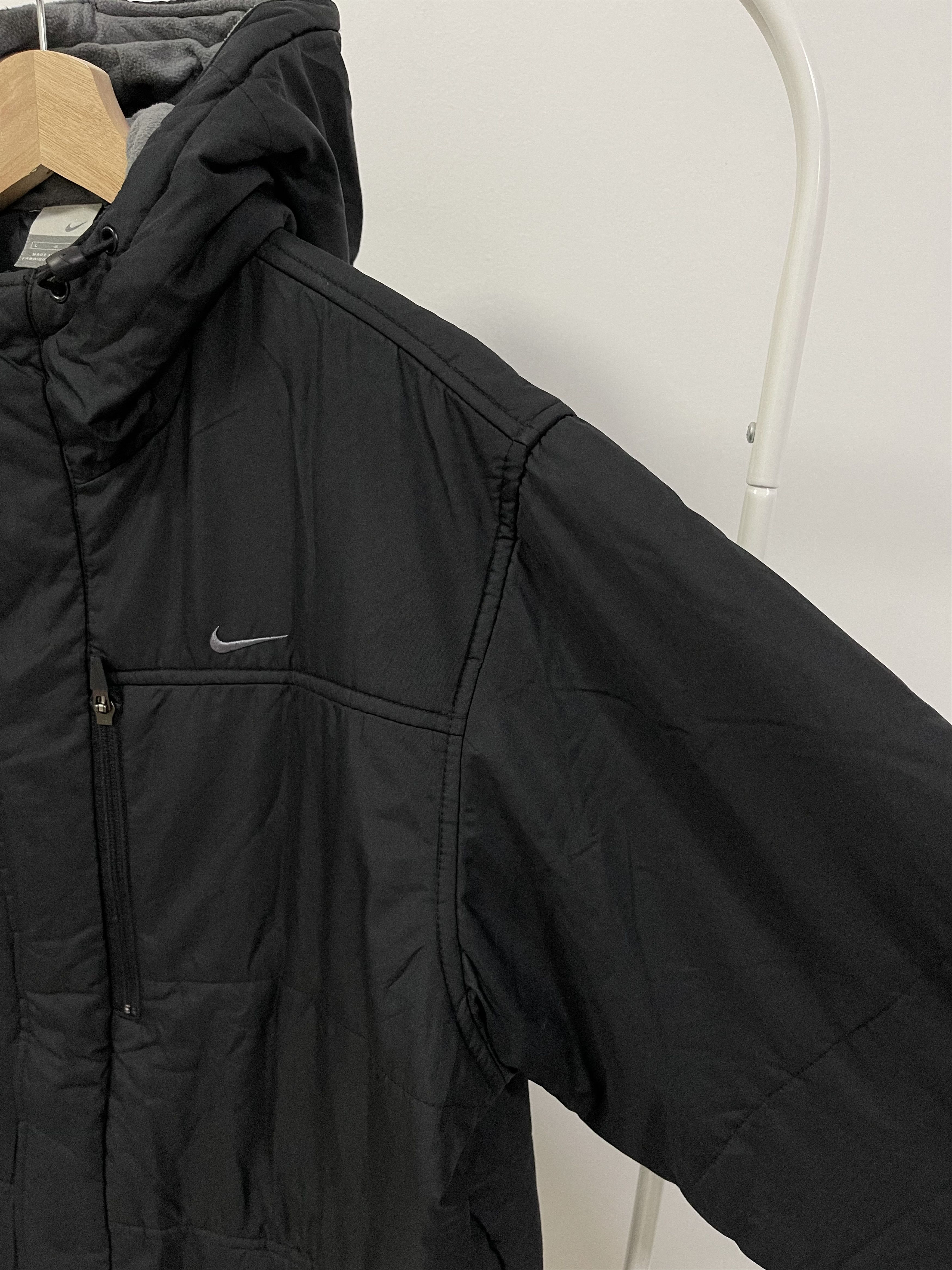 Nike × Vintage Y2k Nike Swoosh Mini Logo Embroidery Primaloft Hoodie Size US M / EU 48-50 / 2 - 7 Thumbnail
