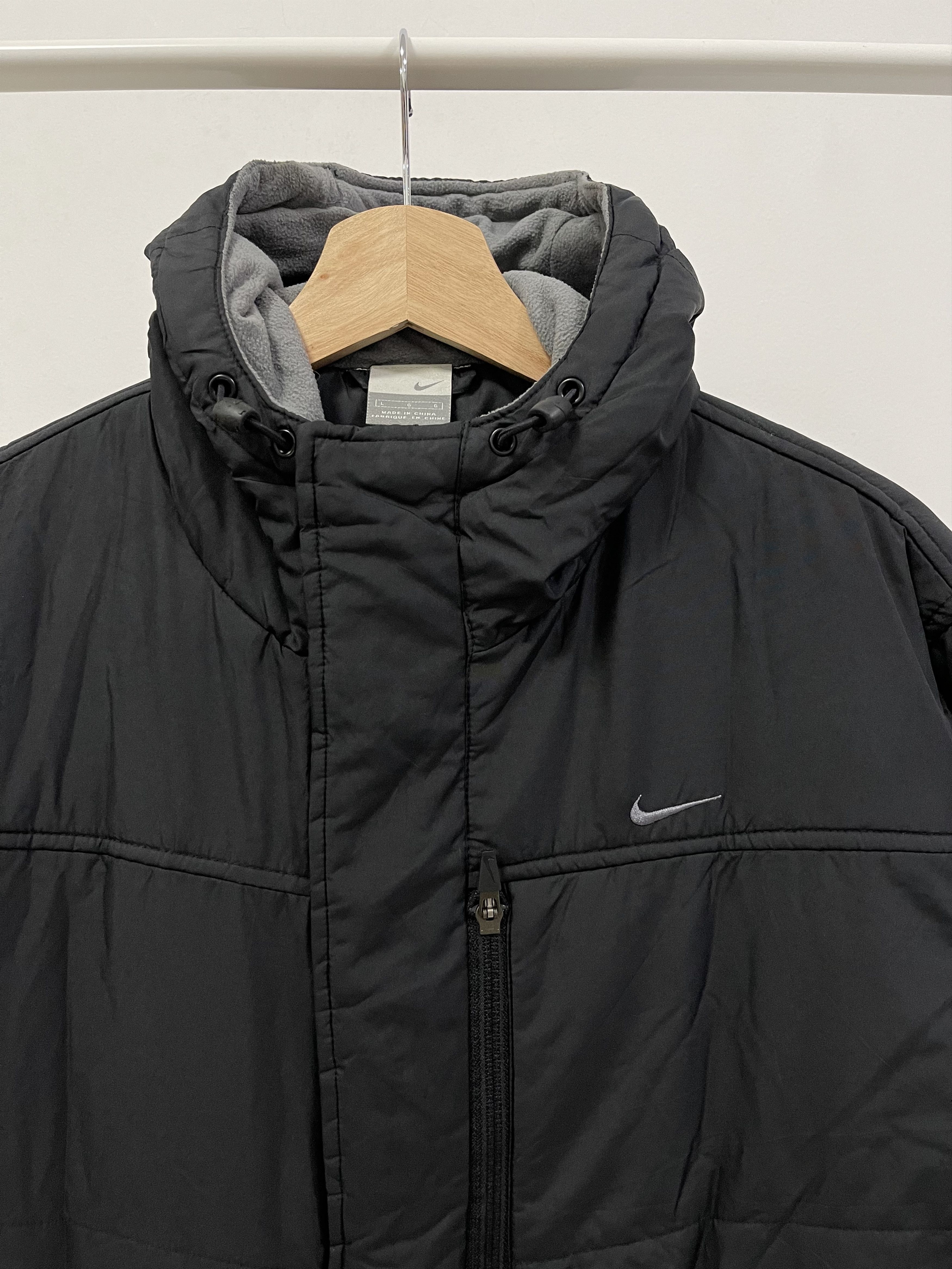 Nike × Vintage Y2k Nike Swoosh Mini Logo Embroidery Primaloft Hoodie Size US M / EU 48-50 / 2 - 2 Thumbnail